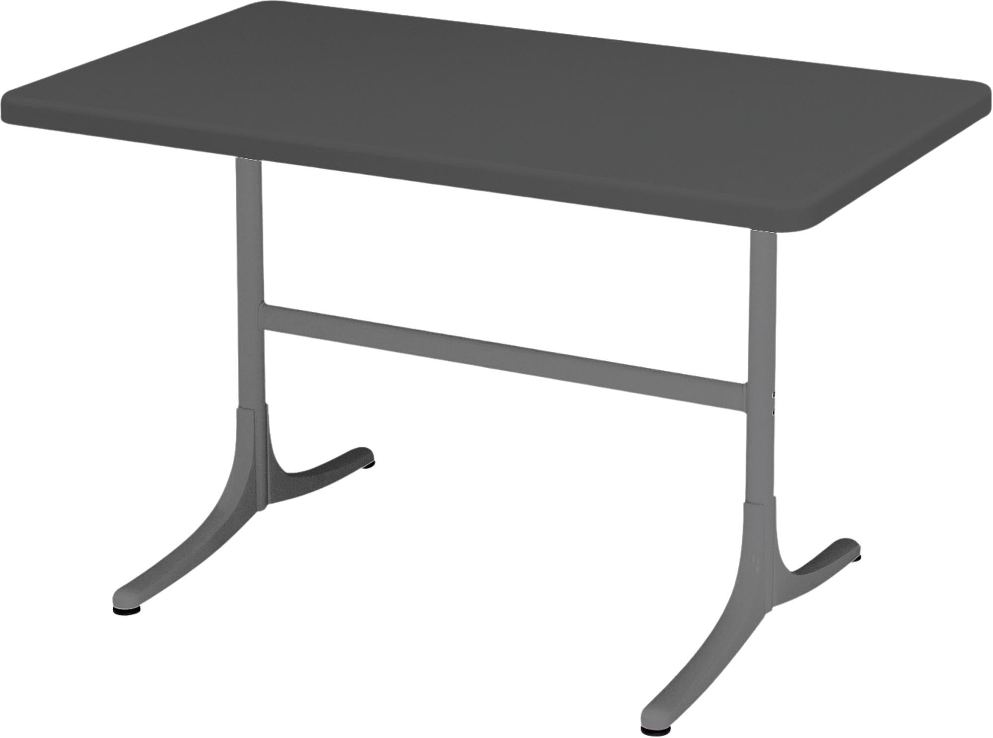 Schaffhausen Glasfaser-Gartentisch 120x70 klappbar in Anthrazit präsentiert im Onlineshop von KAQTU Design AG. Gartentisch ist von Schaffner