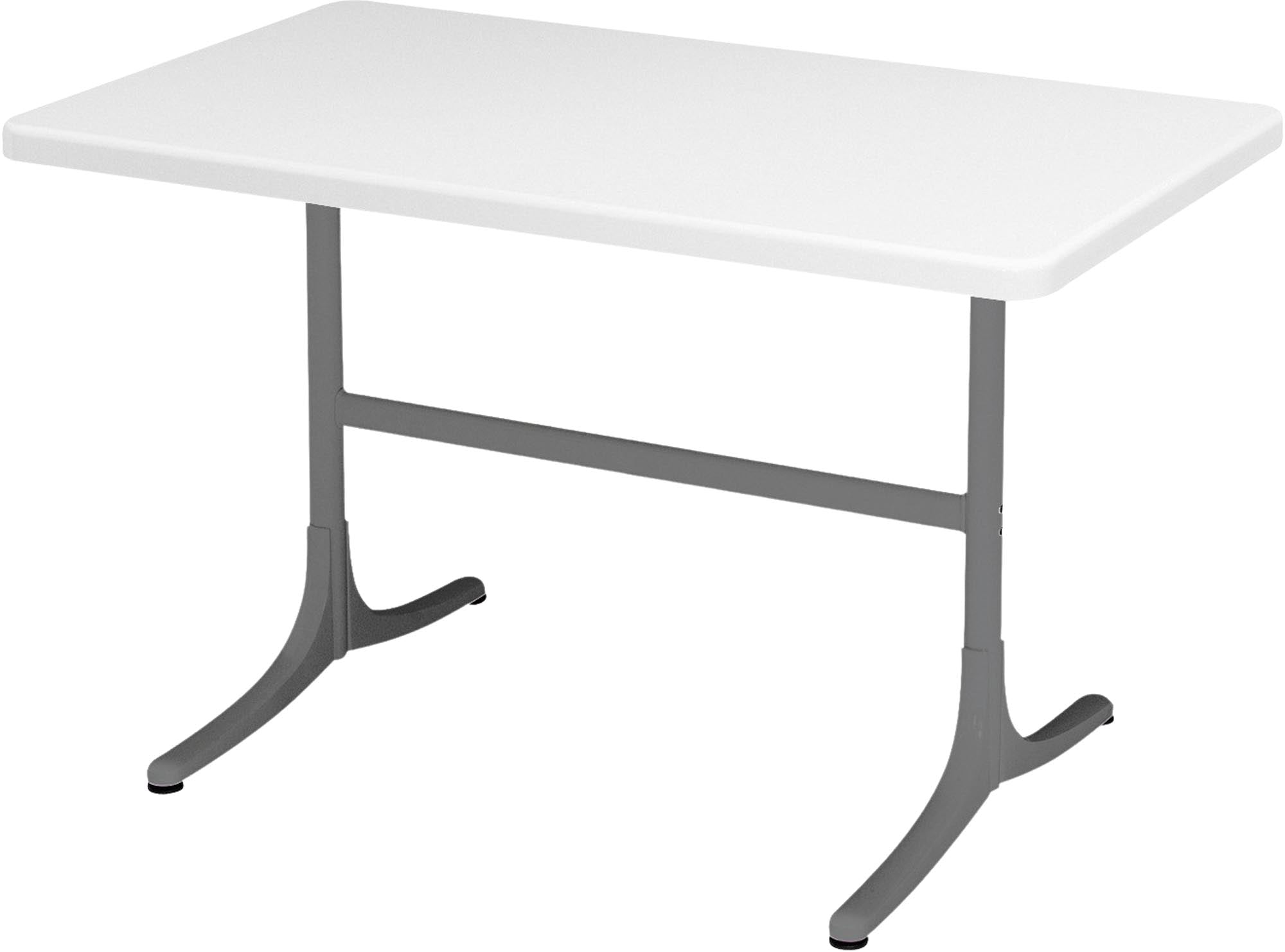 Moderner Fiberglastisch Schaffhausen von Schaffner: Ideal für elegante Outdoor-Bereiche und gemütliche Zusammenkünfte.