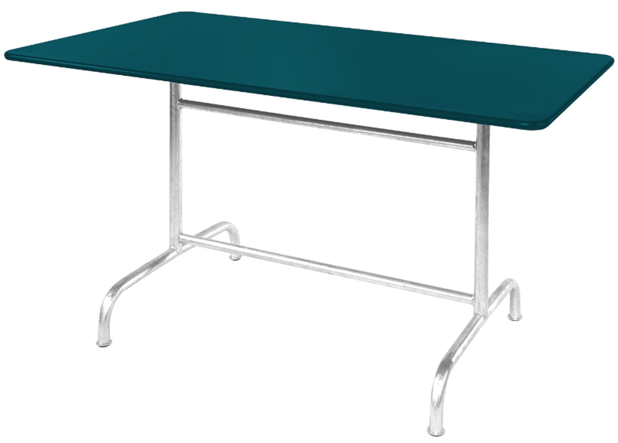 Rigi Metall-Gartentisch 140x80 klappbar in Kaliblau präsentiert im Onlineshop von KAQTU Design AG. Gartentisch ist von Schaffner