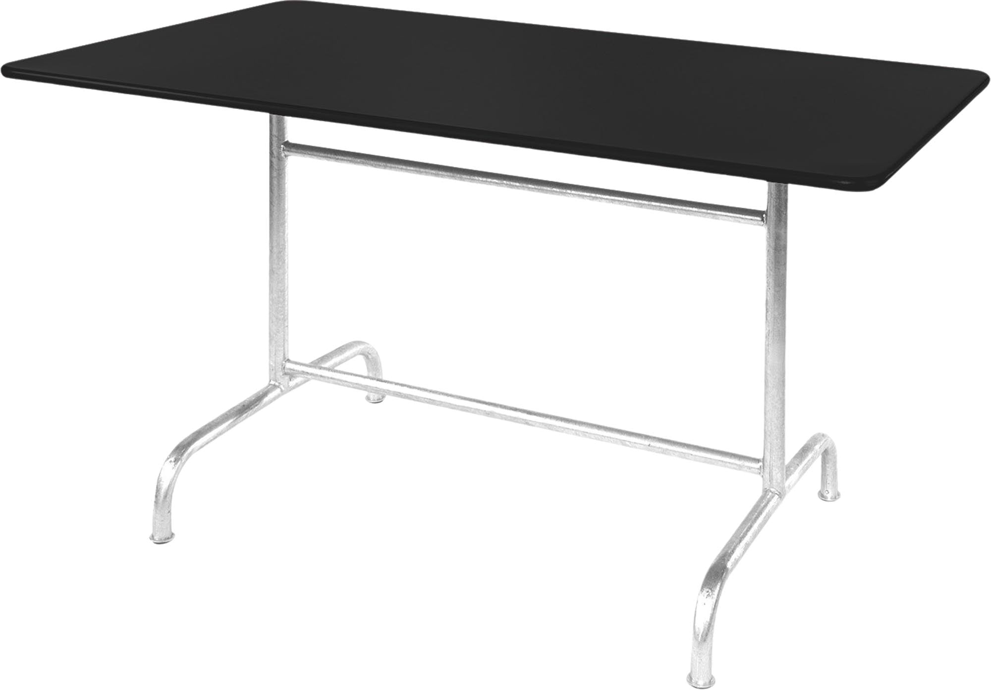 Rigi Metall-Gartentisch 140x80 klappbar in Schwarz präsentiert im Onlineshop von KAQTU Design AG. Gartentisch ist von Schaffner