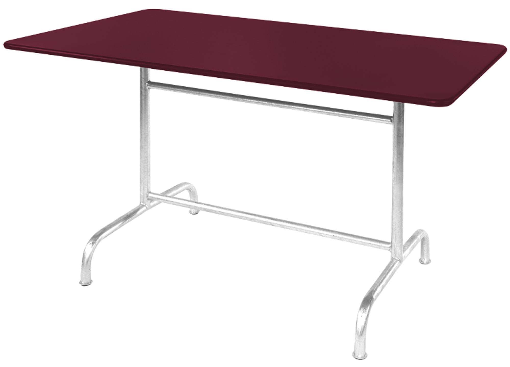 Rigi Metall-Gartentisch 240x80 klappbar in Bordeaux präsentiert im Onlineshop von KAQTU Design AG. Gartentisch ist von Schaffner