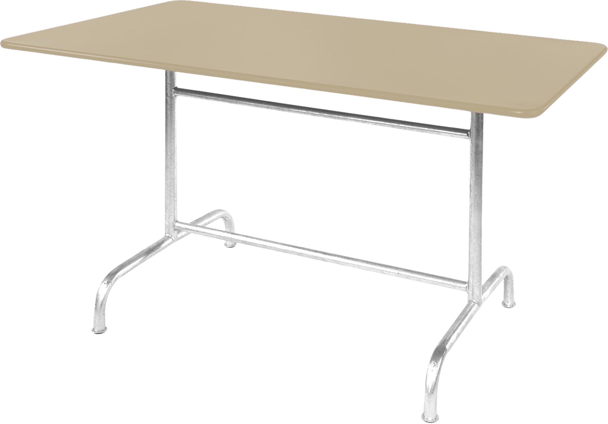 Rigi Metall-Gartentisch 240x80 klappbar in Pastellsand präsentiert im Onlineshop von KAQTU Design AG. Gartentisch ist von Schaffner