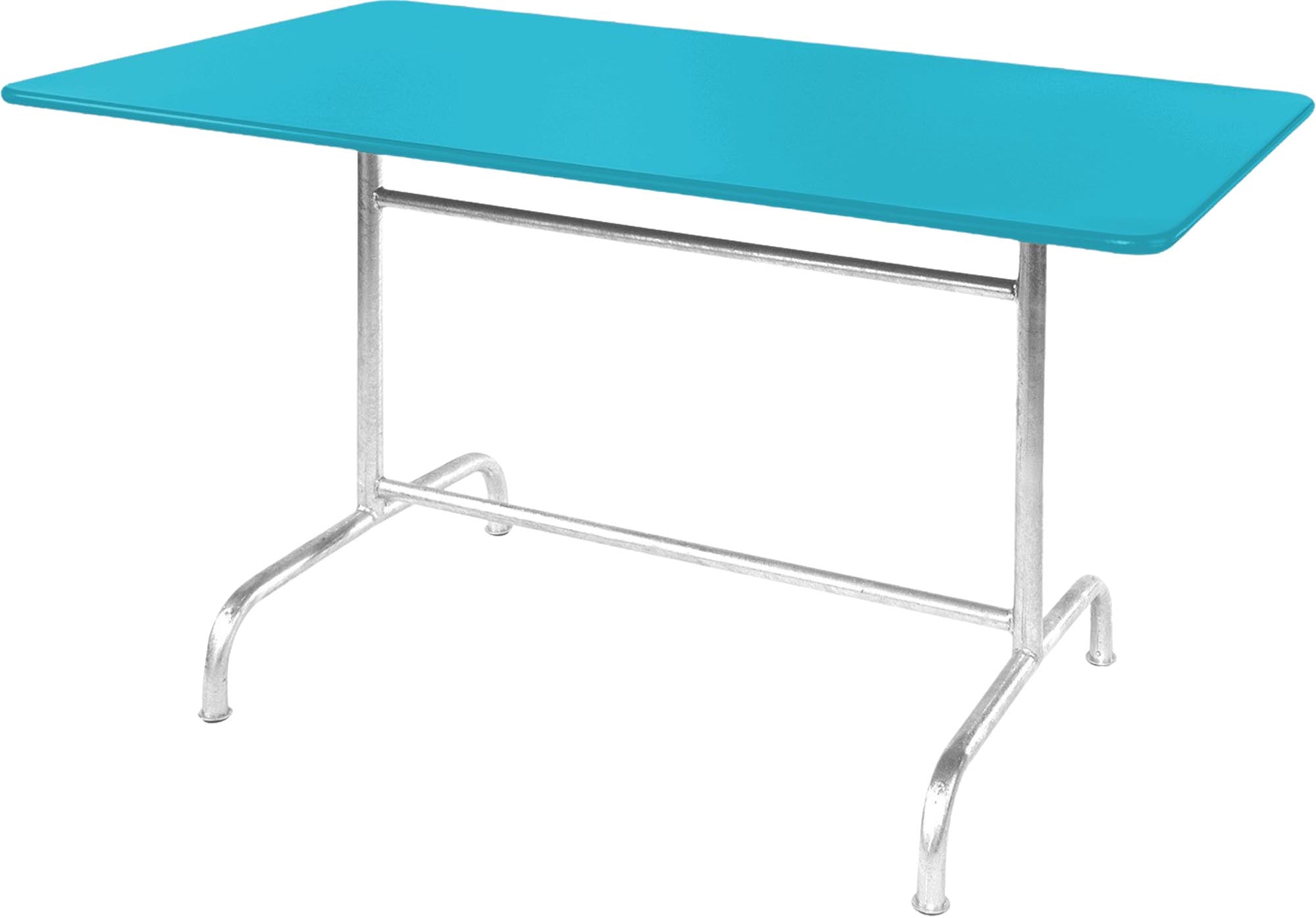 Rigi Metall-Gartentisch 240x80 klappbar in Türkis präsentiert im Onlineshop von KAQTU Design AG. Gartentisch ist von Schaffner