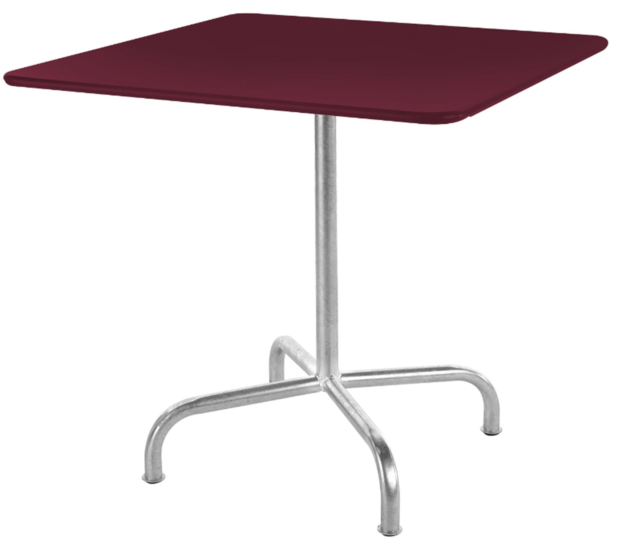 Rigi Metall-Gartentisch 70x70 klappbar in Bordeaux präsentiert im Onlineshop von KAQTU Design AG. Gartentisch ist von Schaffner