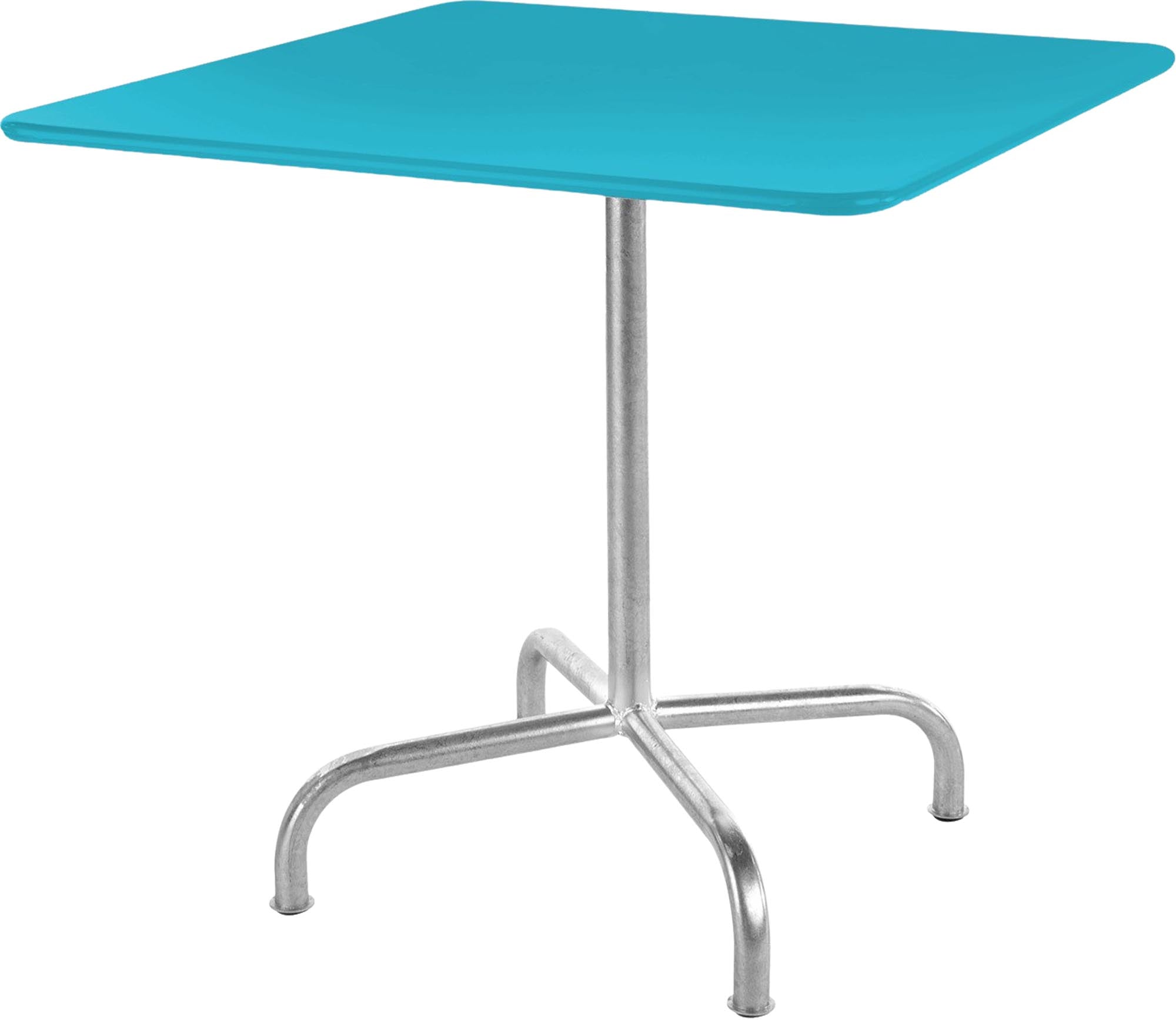 Rigi Metall-Gartentisch 70x70 klappbar in Türkis präsentiert im Onlineshop von KAQTU Design AG. Gartentisch ist von Schaffner