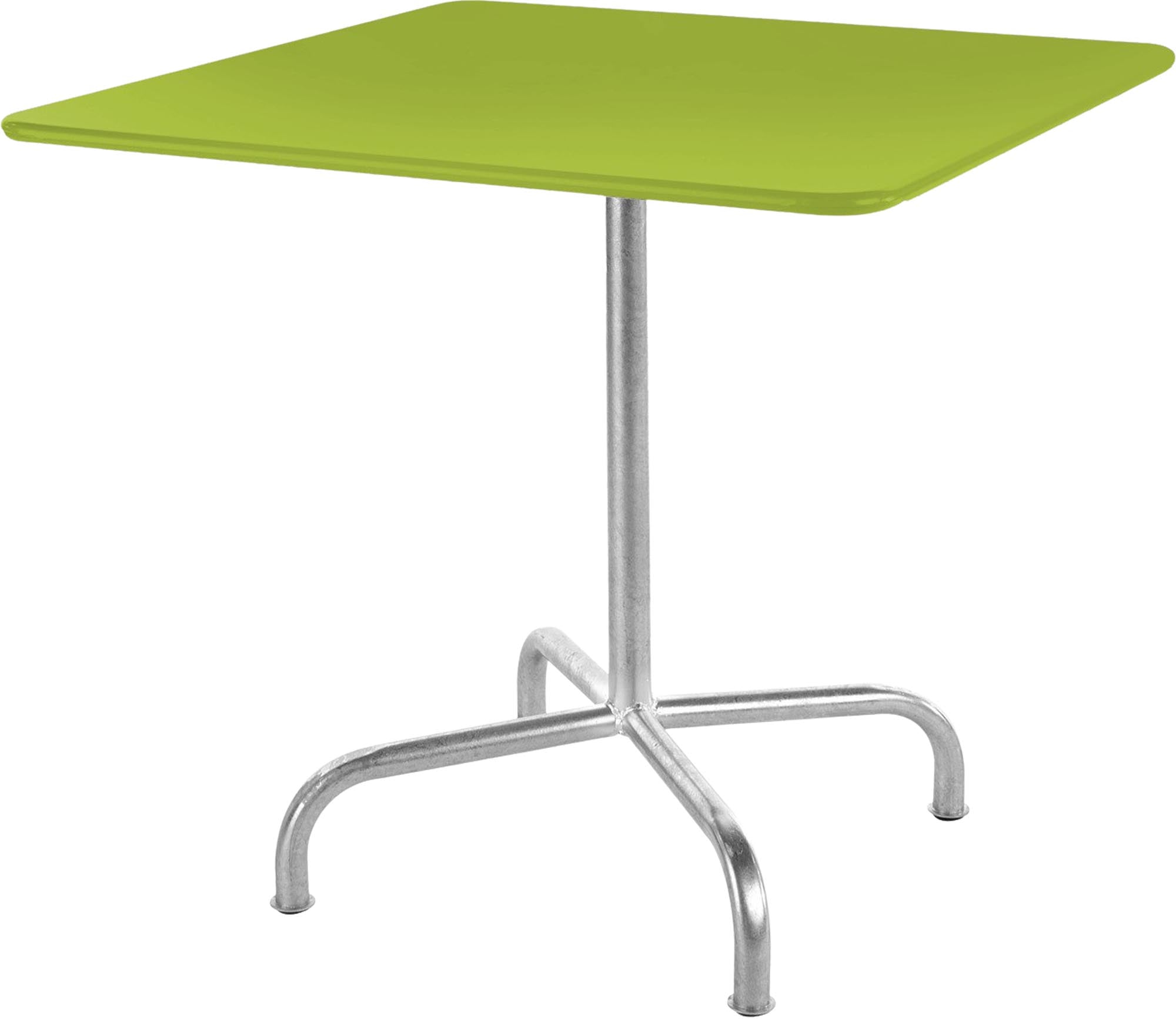 Rigi Metall-Gartentisch 70x70 klappbar in Hellgrün präsentiert im Onlineshop von KAQTU Design AG. Gartentisch ist von Schaffner