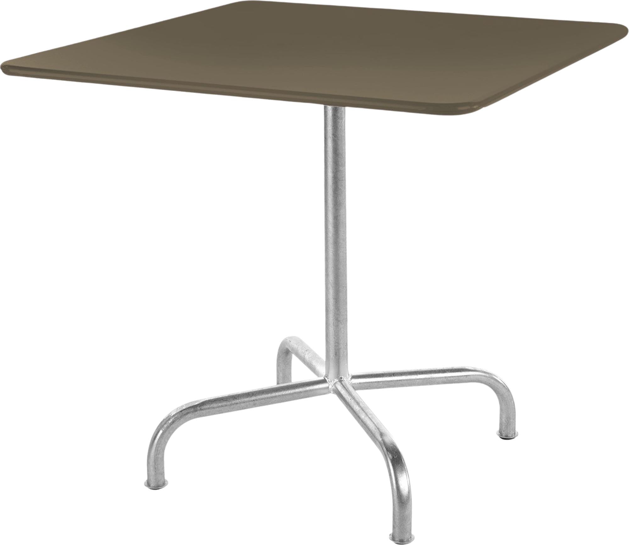 Rigi Metall-Gartentisch 70x70 klappbar in Champagner präsentiert im Onlineshop von KAQTU Design AG. Gartentisch ist von Schaffner