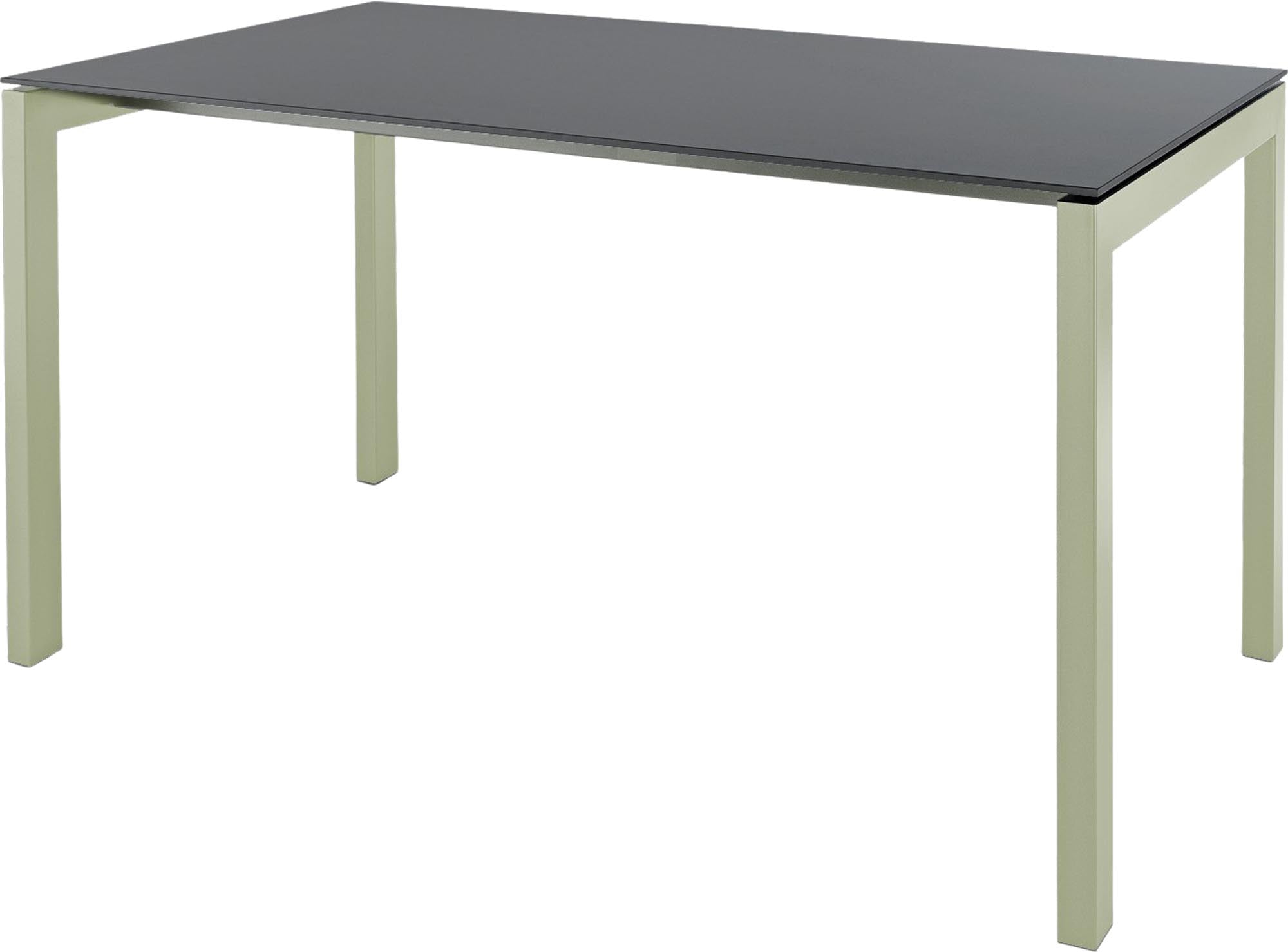 Luzern Glasfaser-Gartentisch 140x80 in Graphit präsentiert im Onlineshop von KAQTU Design AG. Gartentisch ist von Schaffner