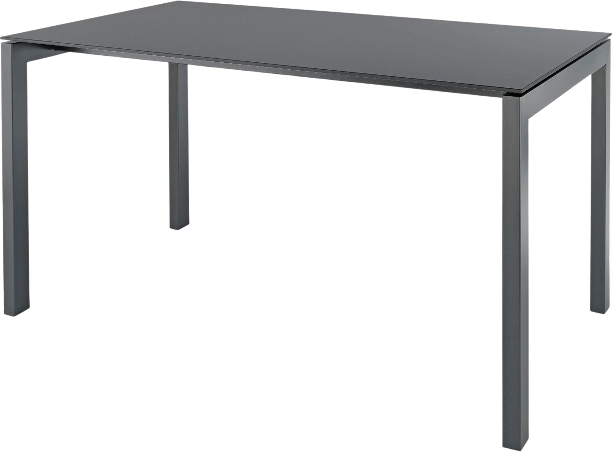 Luzern Glasfaser-Gartentisch 140x80 in Graphit präsentiert im Onlineshop von KAQTU Design AG. Gartentisch ist von Schaffner