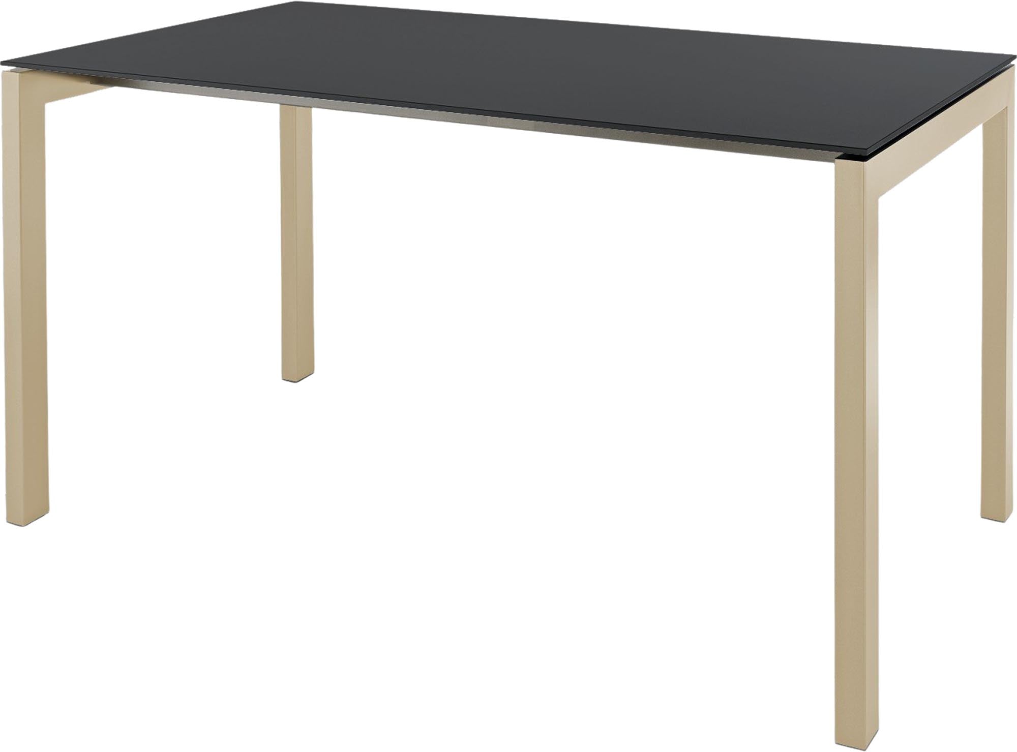 Luzern Glasfaser-Gartentisch 140x80 in Anthrazit präsentiert im Onlineshop von KAQTU Design AG. Gartentisch ist von Schaffner