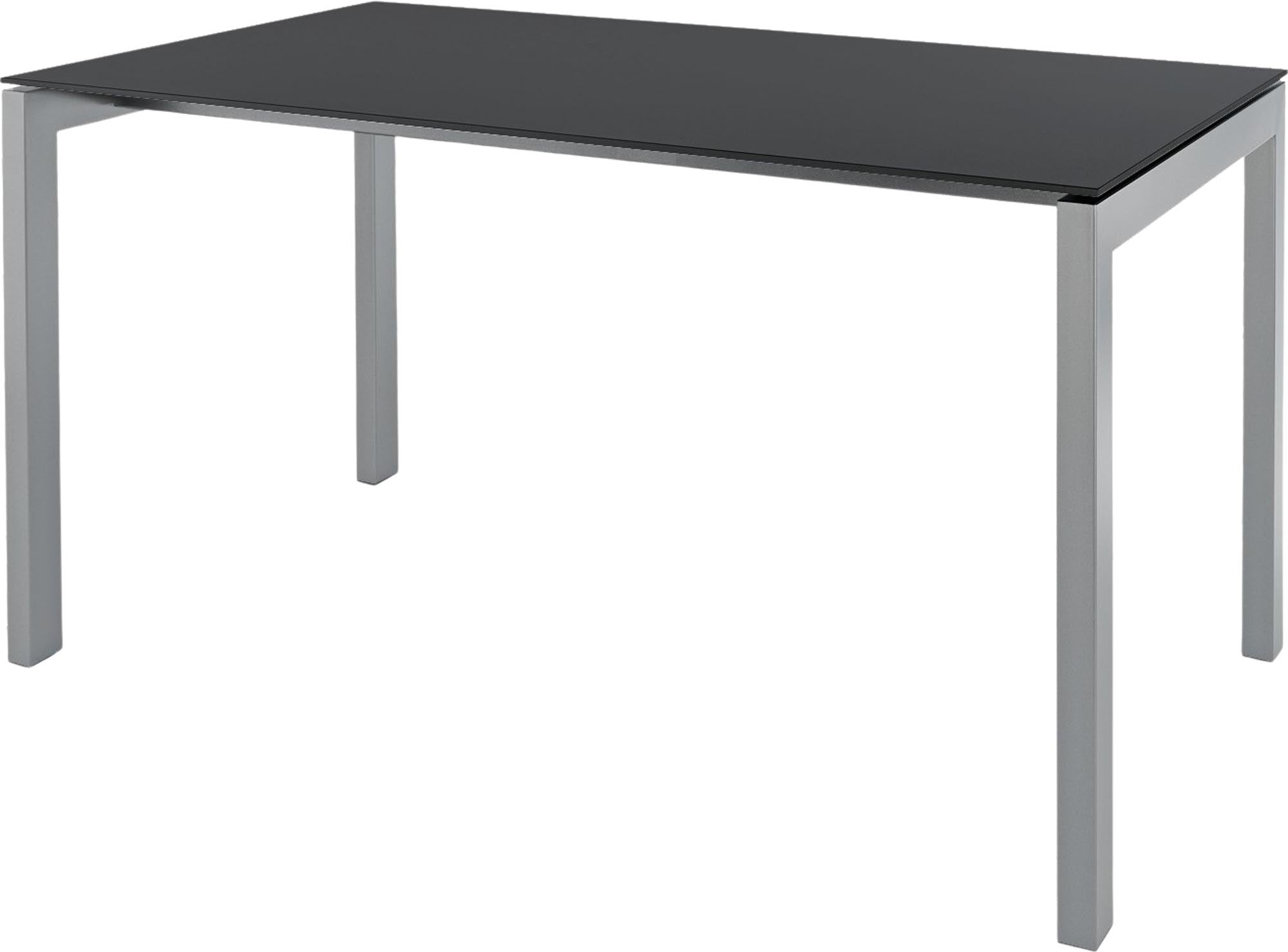 Luzern Glasfaser-Gartentisch 140x80 in Anthrazit präsentiert im Onlineshop von KAQTU Design AG. Gartentisch ist von Schaffner