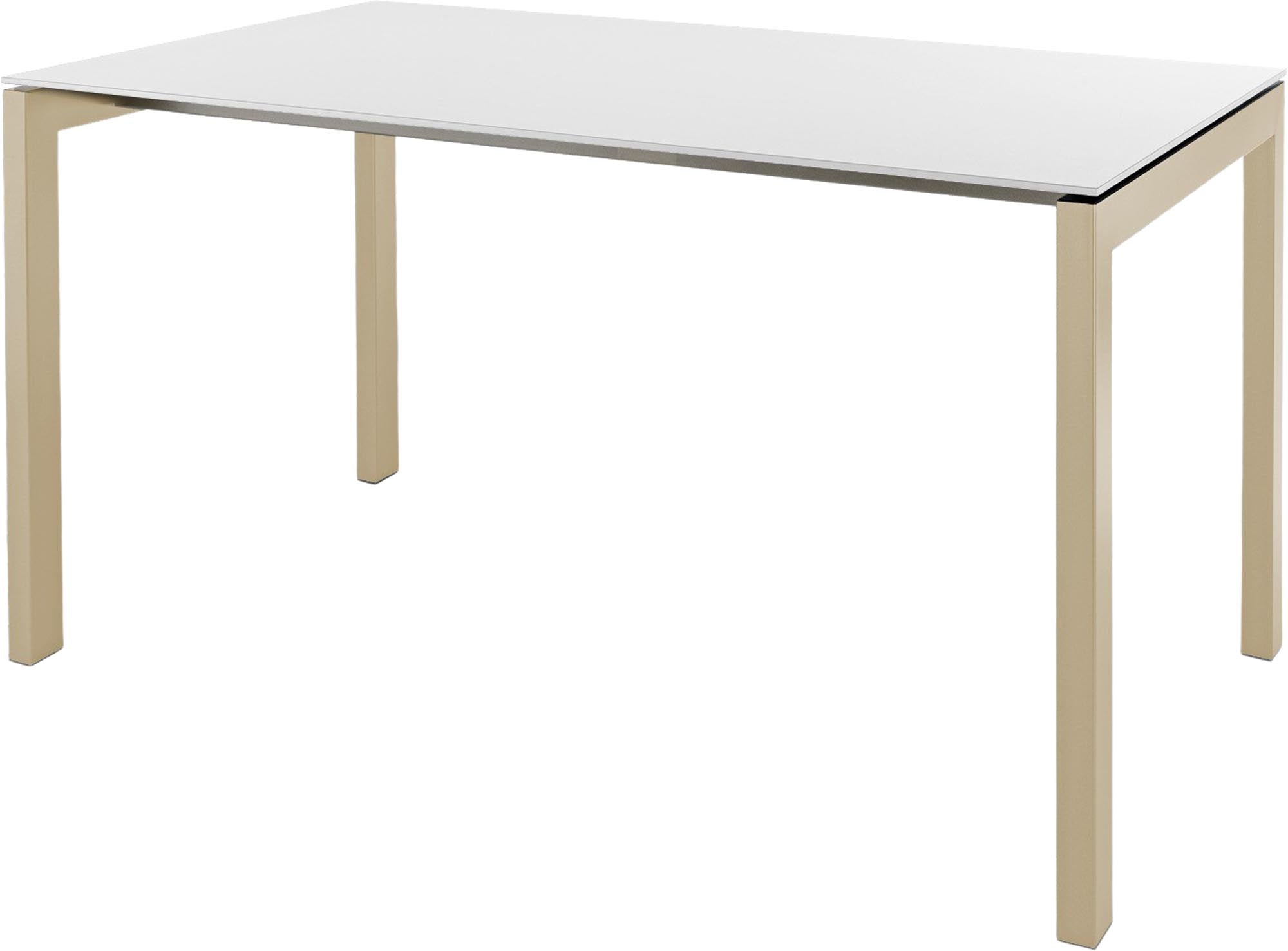 Luzern Glasfaser-Gartentisch 140x80 in Weiss präsentiert im Onlineshop von KAQTU Design AG. Gartentisch ist von Schaffner