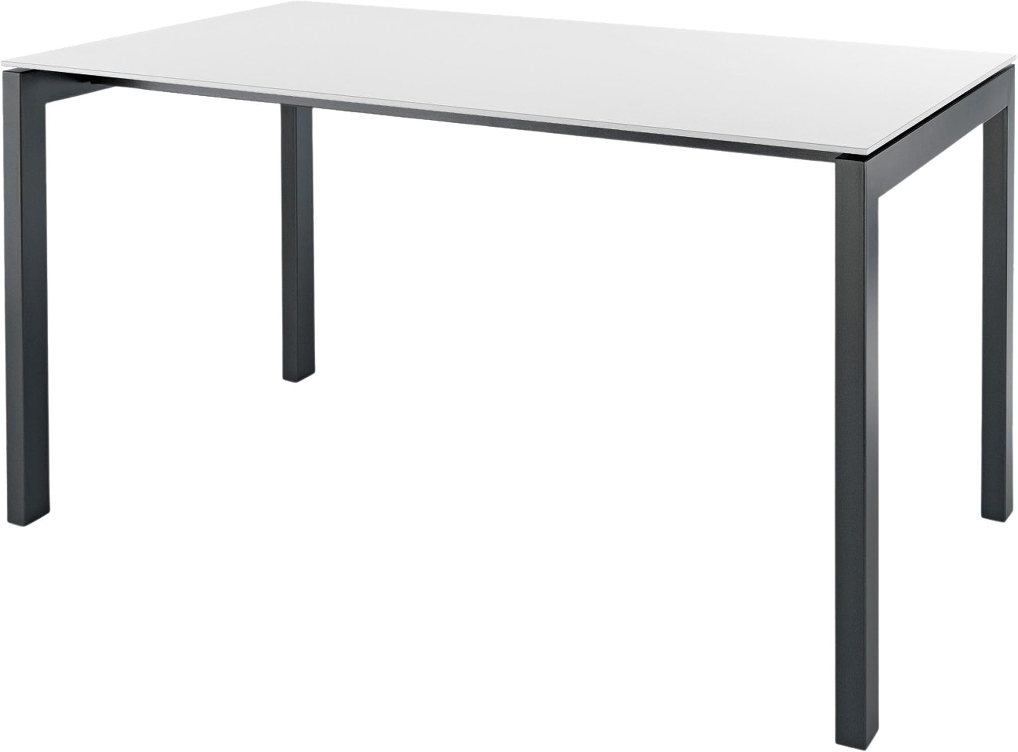 Luzern Glasfaser-Gartentisch 140x80 in Weiss präsentiert im Onlineshop von KAQTU Design AG. Gartentisch ist von Schaffner