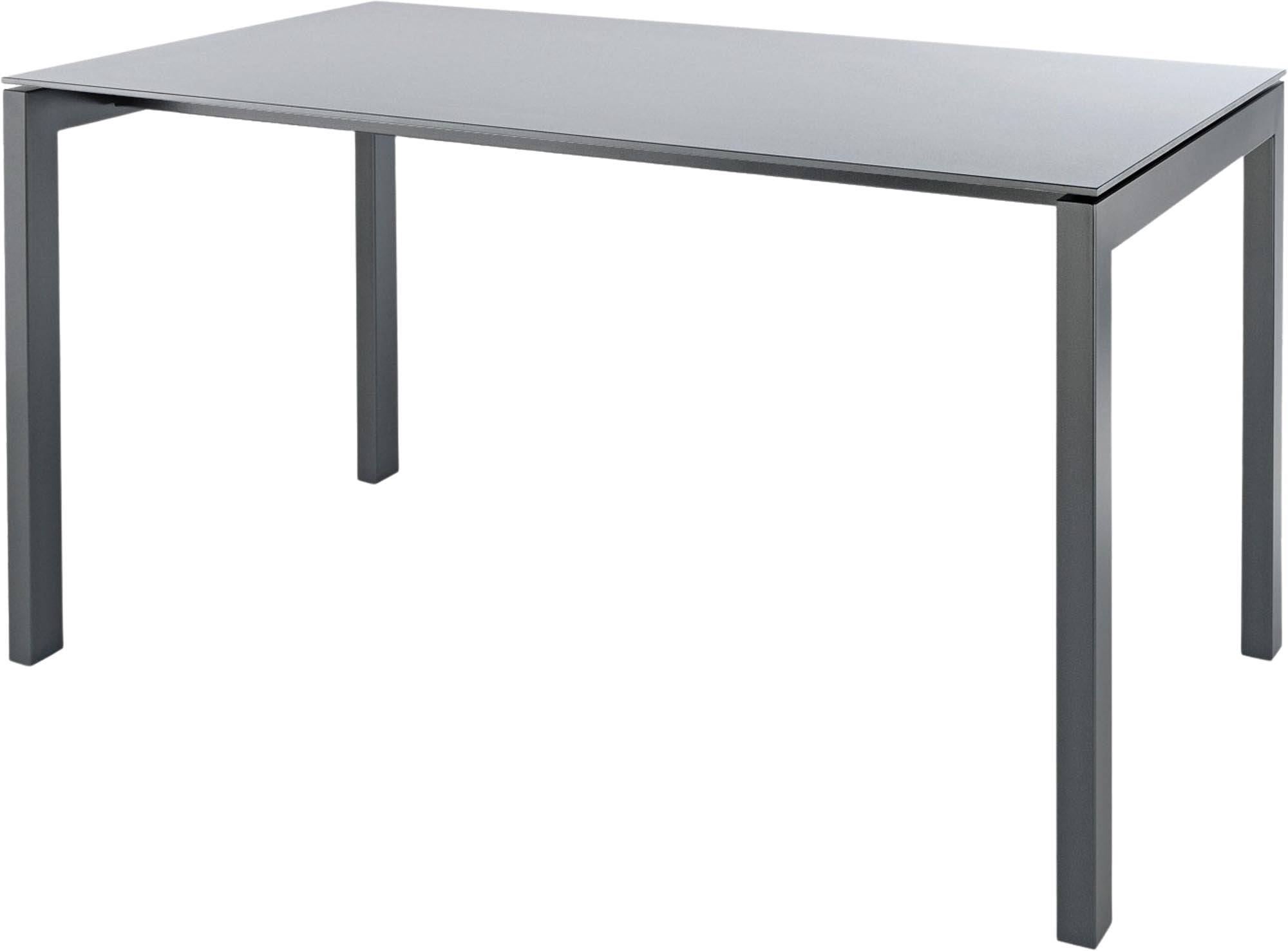 Luzern Glasfaser-Gartentisch 220x100 in Alusilber präsentiert im Onlineshop von KAQTU Design AG. Gartentisch ist von Schaffner
