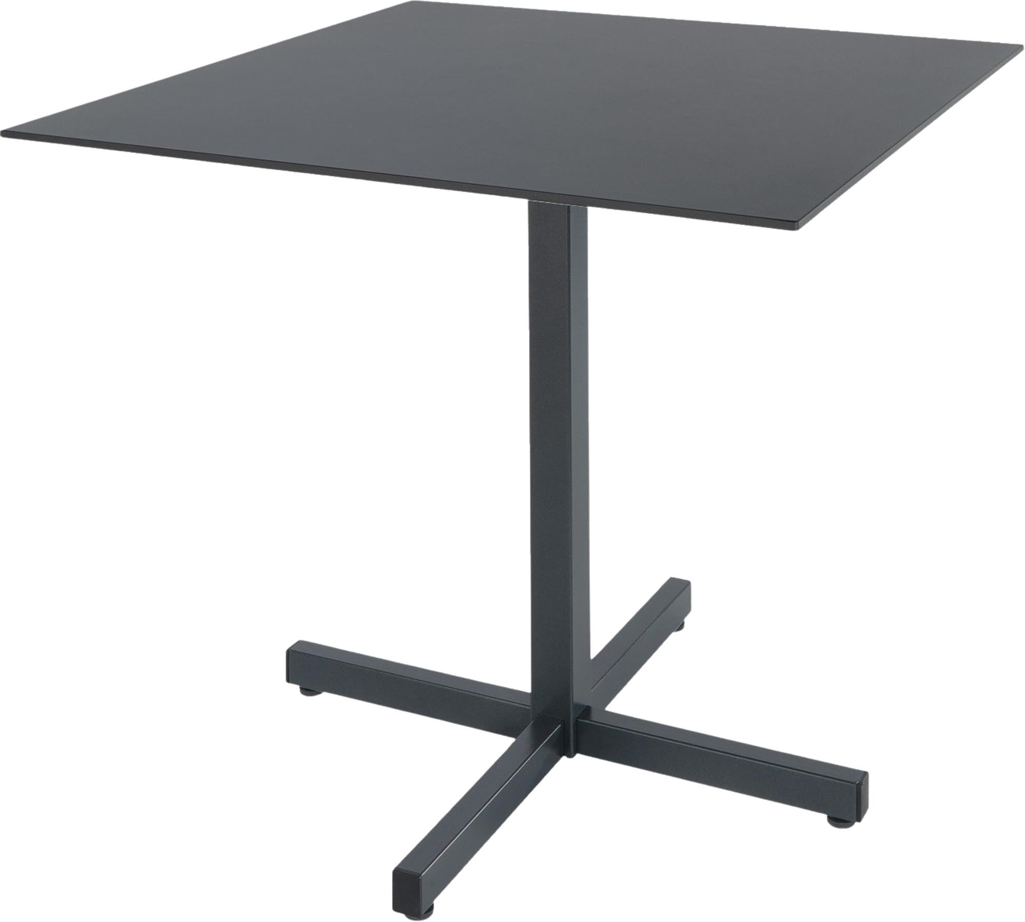 Eleganter Fiberglastisch Basel 80x80 von Schaffner für Terrasse.