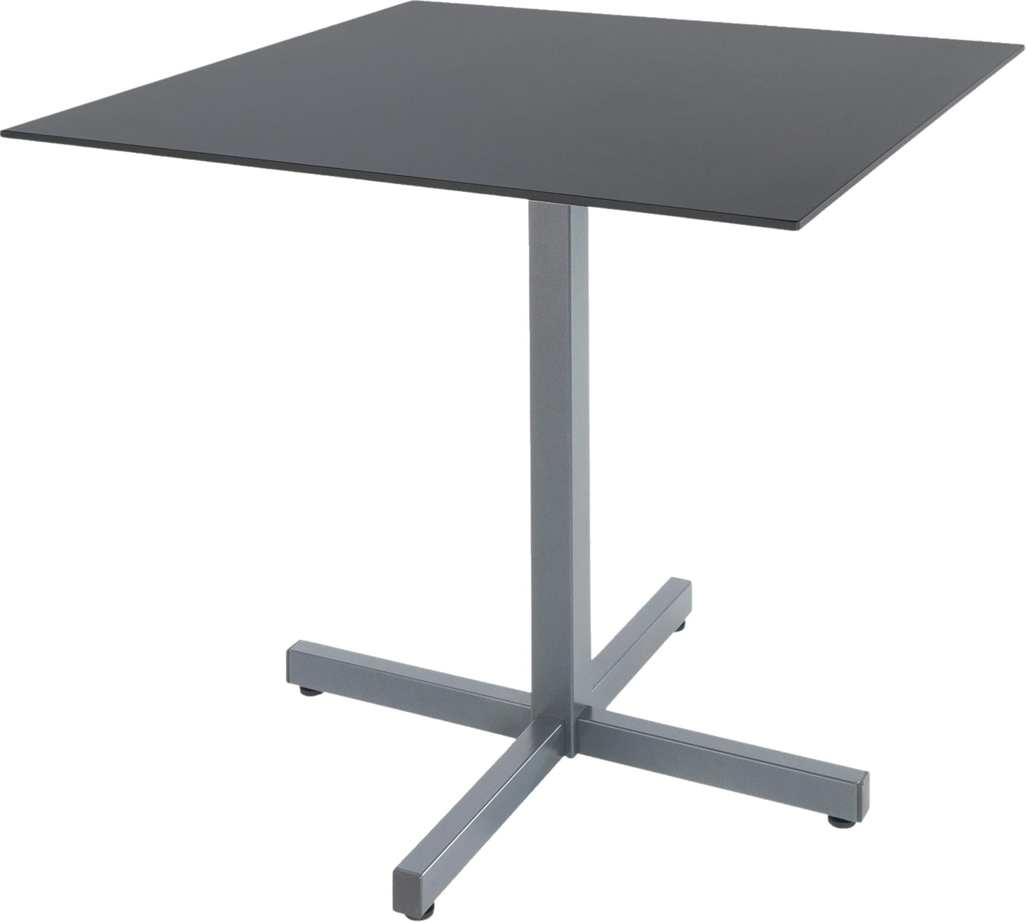 Luzern Glasfaser-Gartentisch Decor 80x80 klappbar in Graphit präsentiert im Onlineshop von KAQTU Design AG. Gartentisch ist von Schaffner