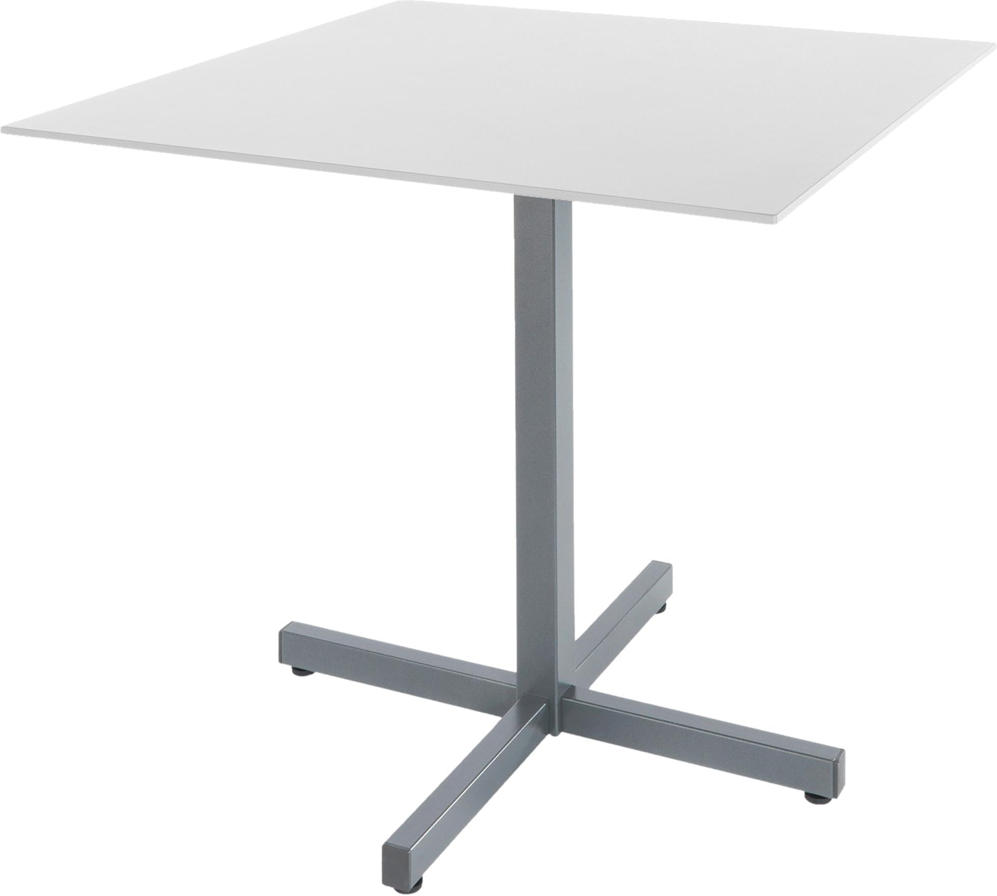 Luzern Glasfaser-Gartentisch Decor 80x80 klappbar in Weiss präsentiert im Onlineshop von KAQTU Design AG. Gartentisch ist von Schaffner