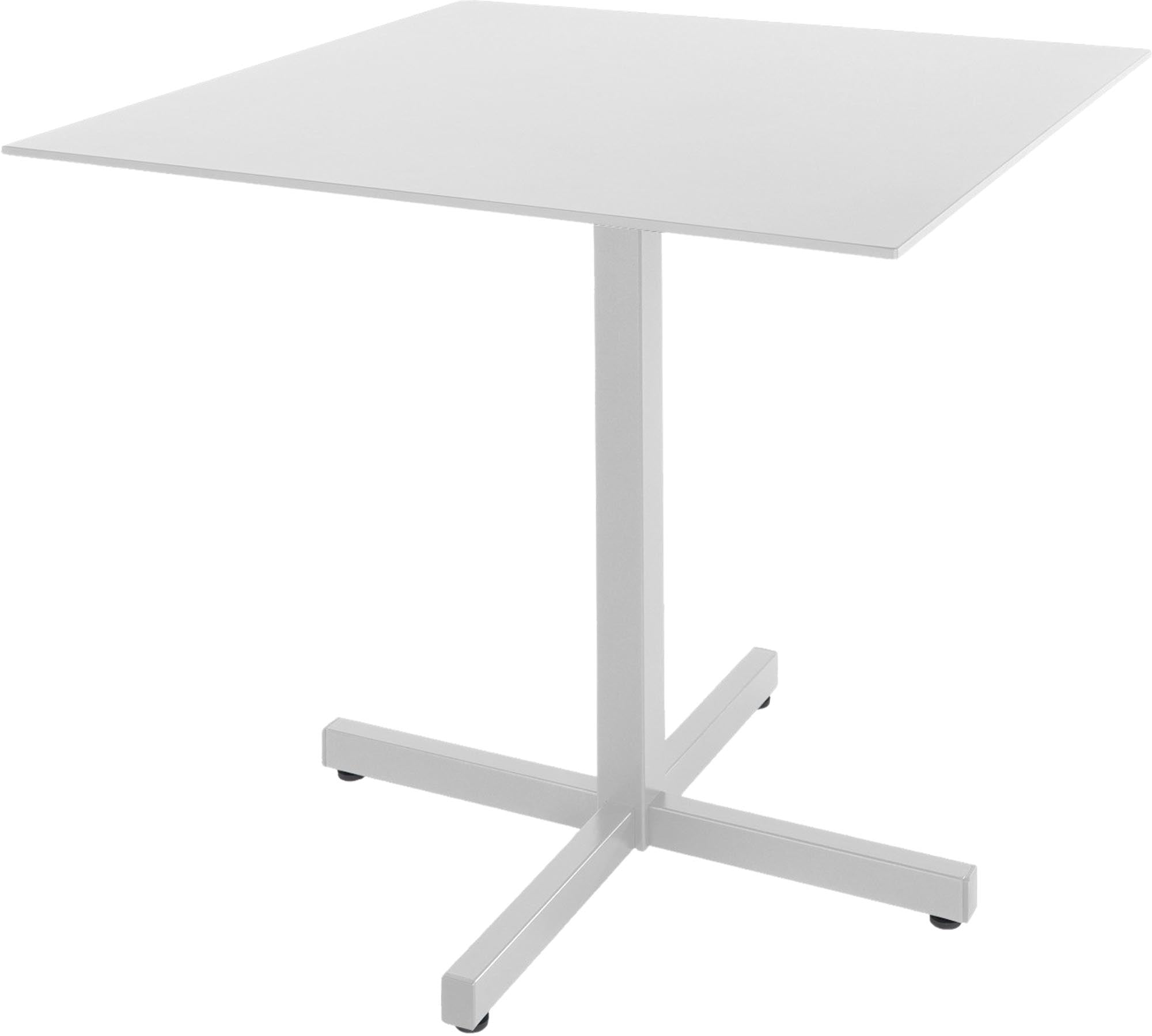 Luzern Glasfaser-Gartentisch Decor 80x80 klappbar in Weiss präsentiert im Onlineshop von KAQTU Design AG. Gartentisch ist von Schaffner