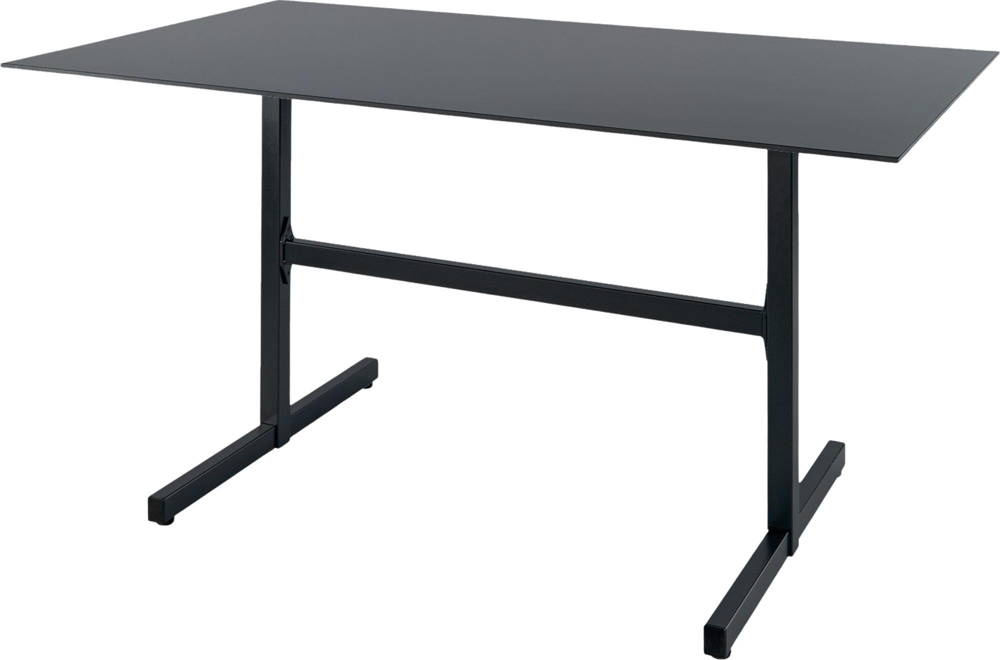 Luzern Glasfaser-Gartentisch Decor 160x90 klappbar in Graphit präsentiert im Onlineshop von KAQTU Design AG. Gartentisch ist von Schaffner