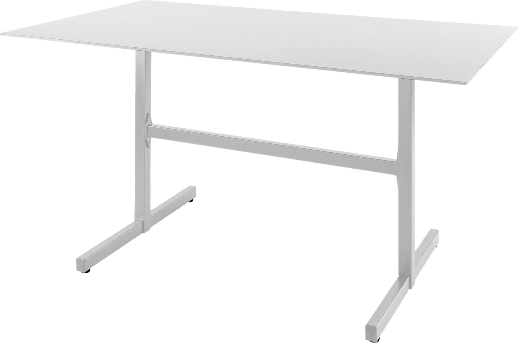 Luzern Glasfaser-Gartentisch Decor 160x90 klappbar in Weiss präsentiert im Onlineshop von KAQTU Design AG. Gartentisch ist von Schaffner