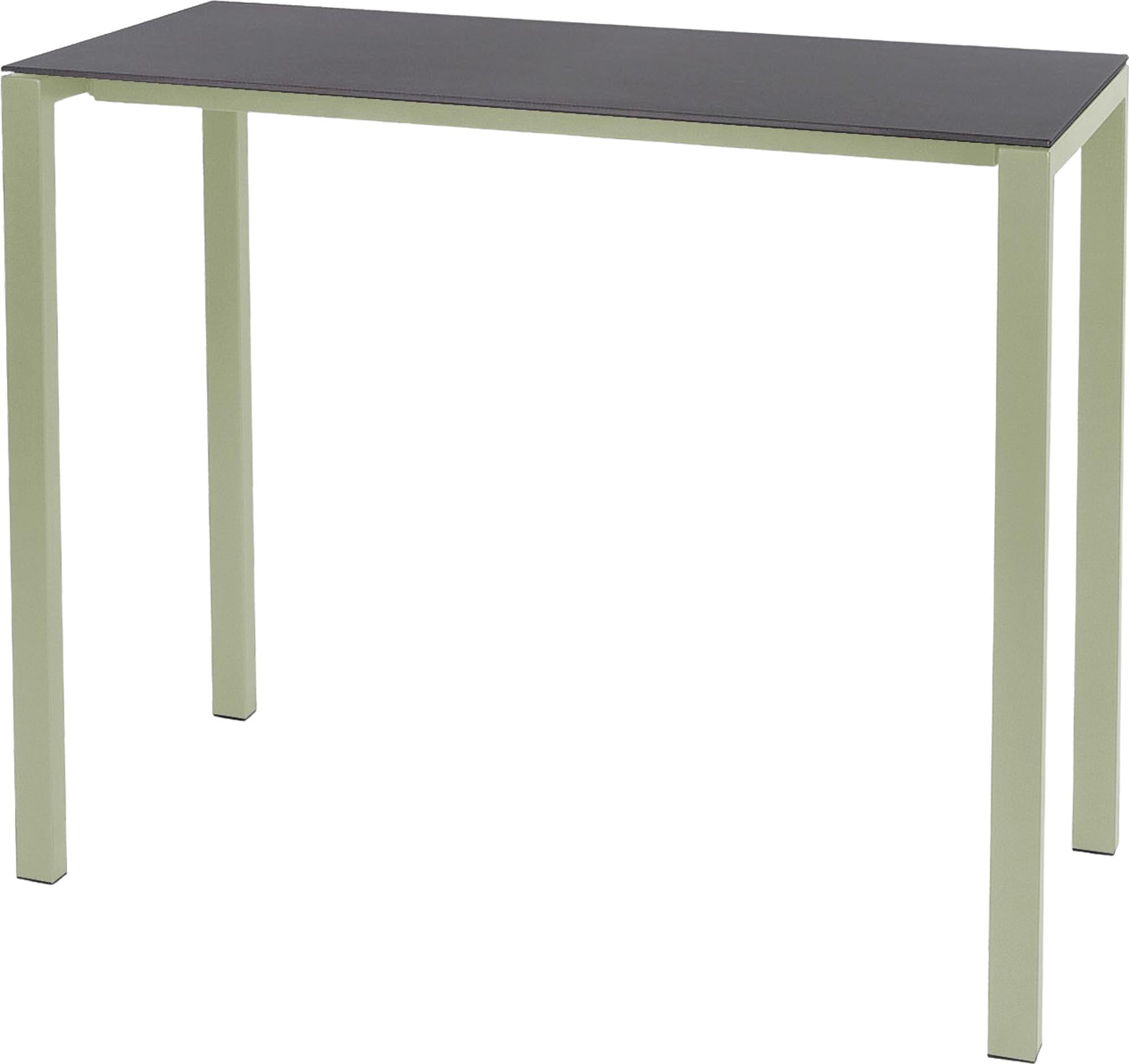 Luzern Glasfaser-Stehtisch Outdoor Decor 140x60 in Graphit präsentiert im Onlineshop von KAQTU Design AG. Hochtisch Outdoor ist von Schaffner