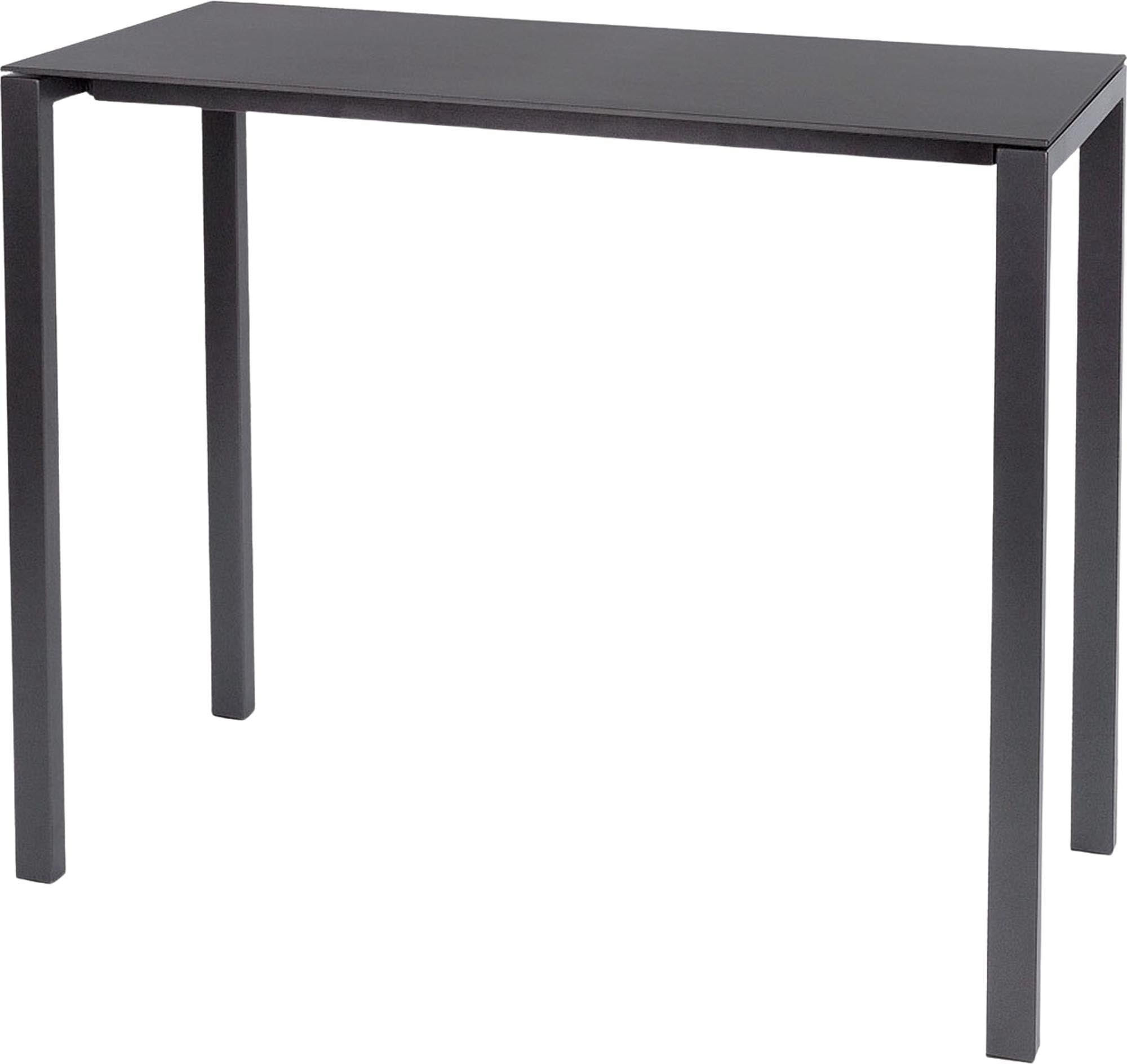 Luzern Glasfaser-Stehtisch Outdoor Decor 140x60 in Graphit präsentiert im Onlineshop von KAQTU Design AG. Hochtisch Outdoor ist von Schaffner