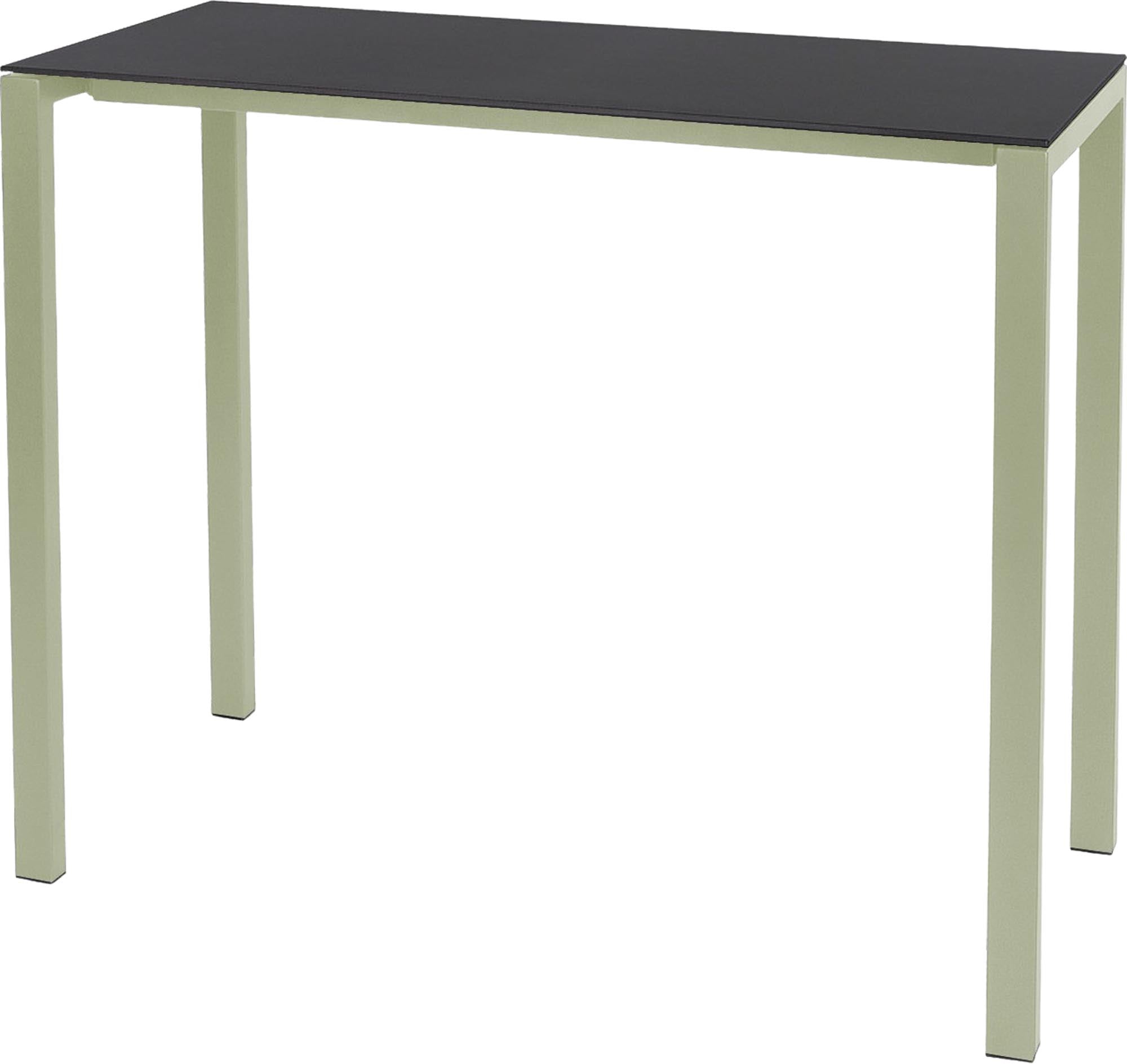 Eleganter, wetterfester Glasfaser-Stehtisch 140x60 für Outdoor, langlebig, UV-beständig, pflegeleicht und nachhaltig – perfekt für Garten, Terrasse und Gastronomie.