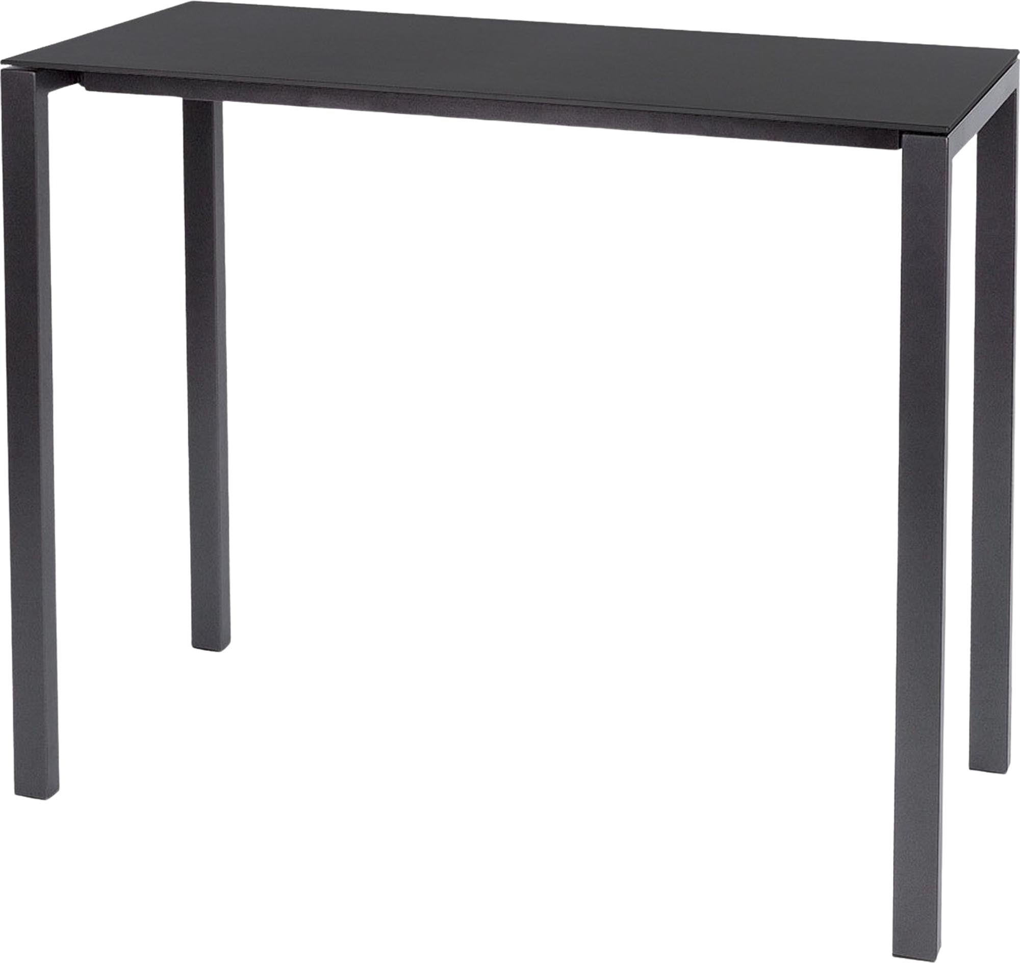 Luzern Glasfaser-Stehtisch Outdoor Decor 140x60 in Anthrazit präsentiert im Onlineshop von KAQTU Design AG. Hochtisch Outdoor ist von Schaffner
