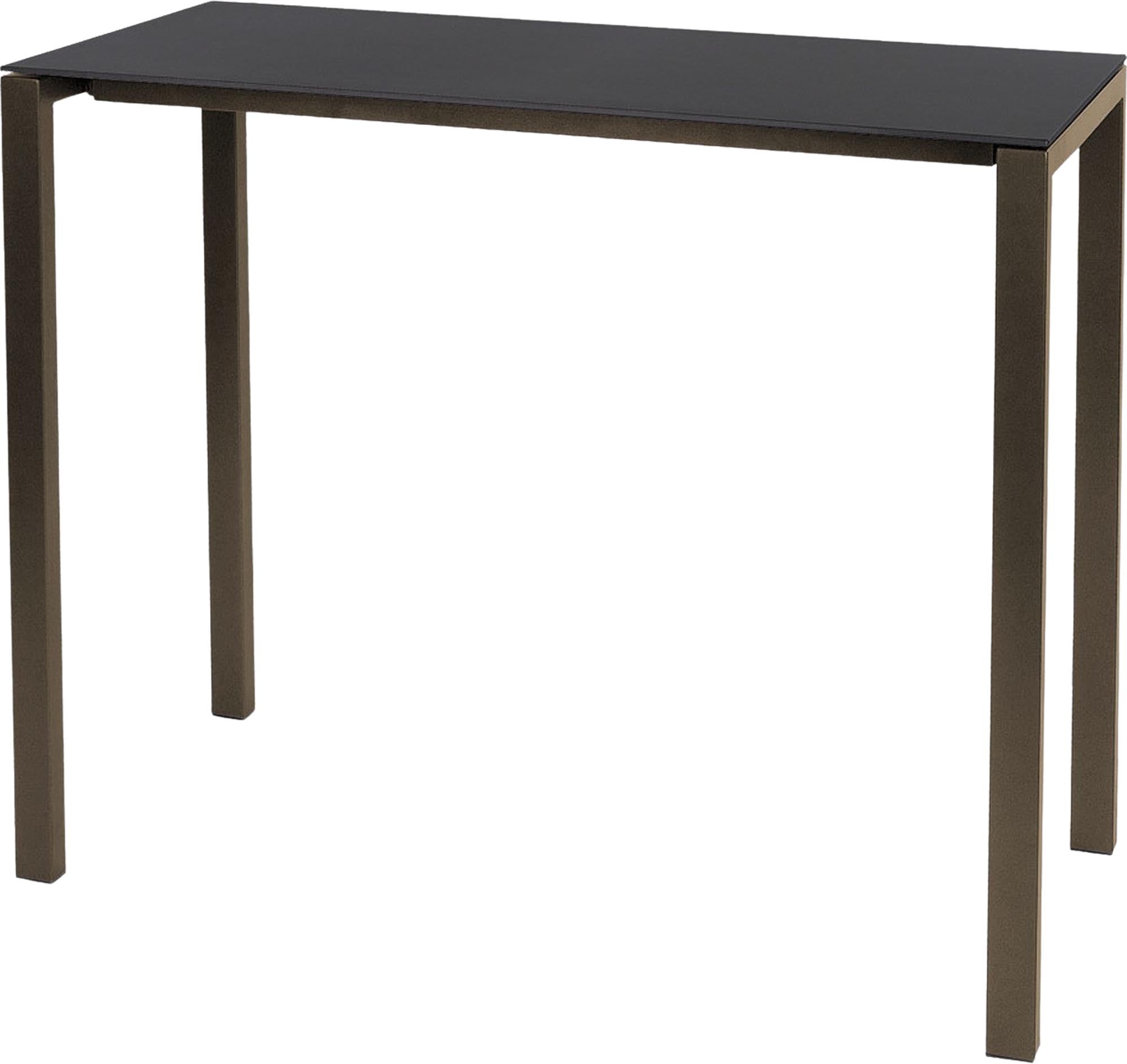 Luzern Glasfaser-Stehtisch Outdoor Decor 140x60 in Anthrazit präsentiert im Onlineshop von KAQTU Design AG. Hochtisch Outdoor ist von Schaffner