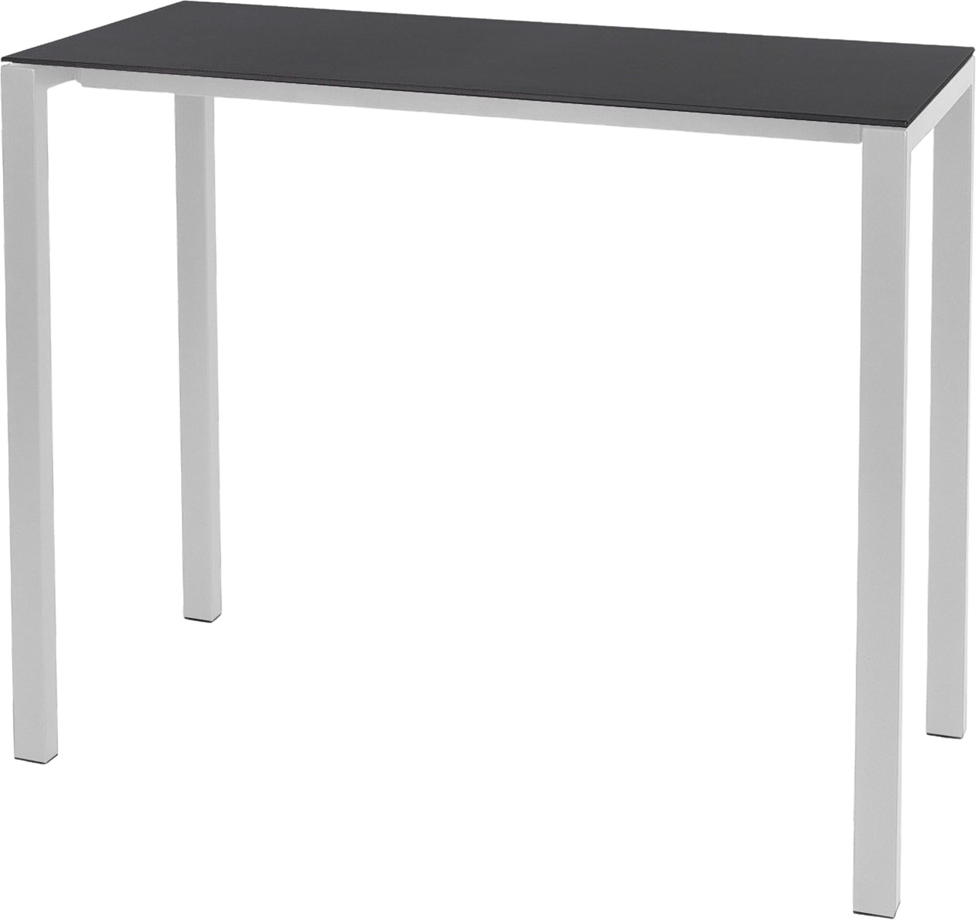 Luzern Glasfaser-Stehtisch Outdoor Decor 140x60 in Anthrazit präsentiert im Onlineshop von KAQTU Design AG. Hochtisch Outdoor ist von Schaffner