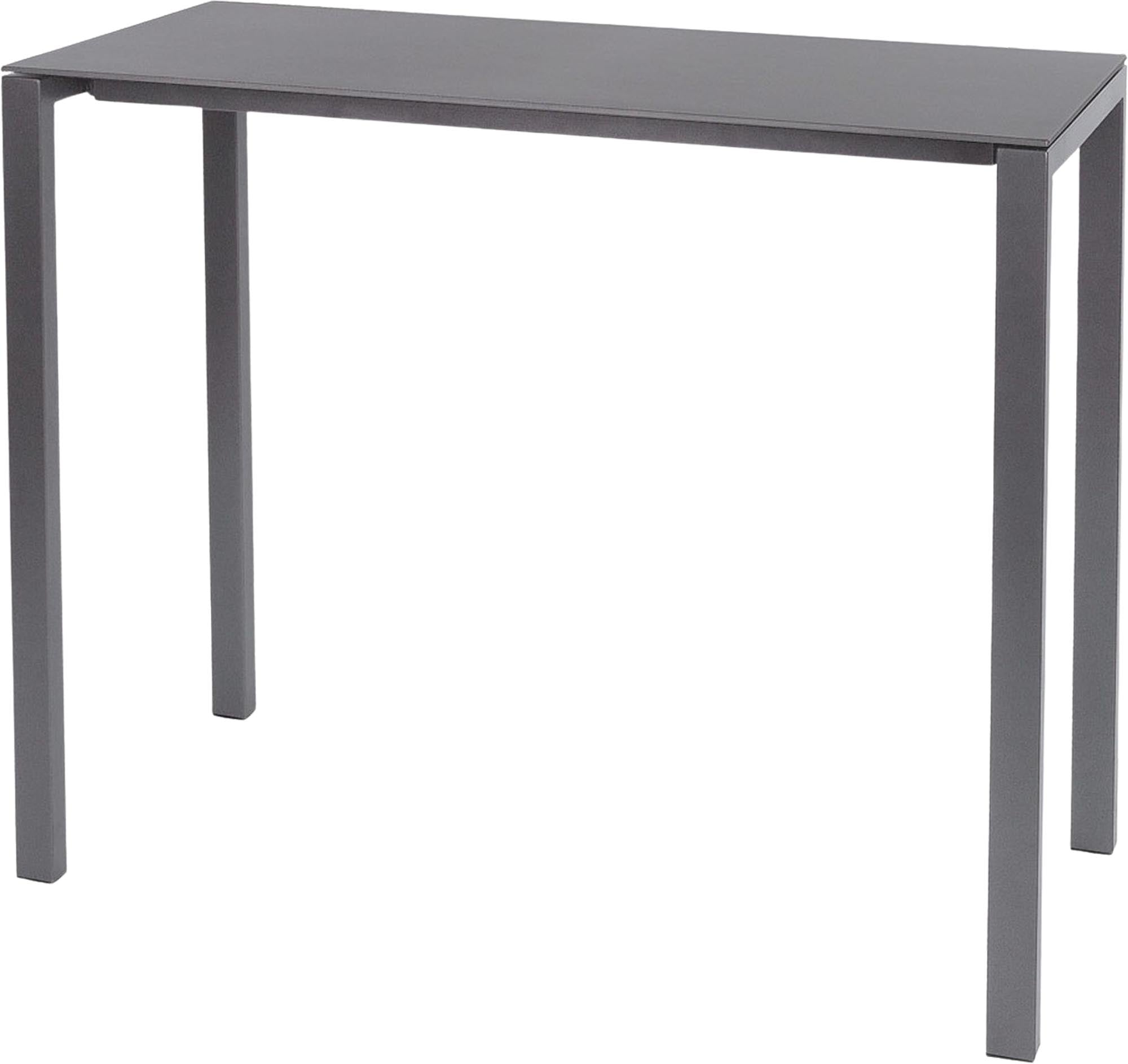 Eleganter Outdoor-Stehtisch Luzern aus robustem Glasfaser, ideal für entspannte Zusammenkünfte auf der Terrasse oder im Garten.