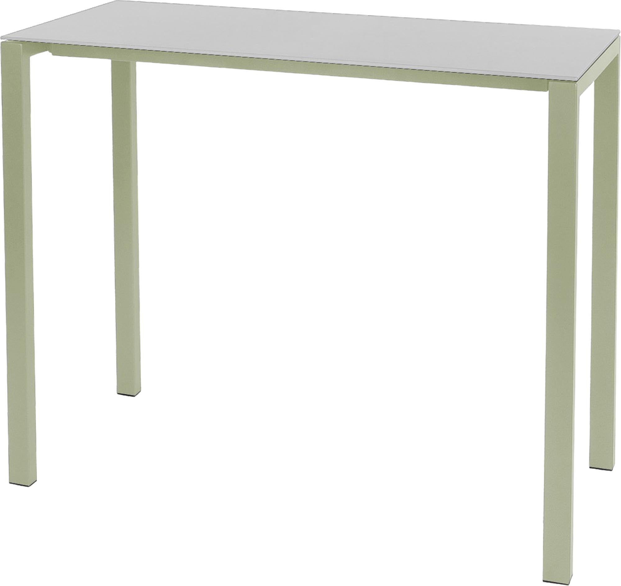 Luzern Glasfaser-Stehtisch Outdoor Decor 140x60 in Weiss präsentiert im Onlineshop von KAQTU Design AG. Hochtisch Outdoor ist von Schaffner