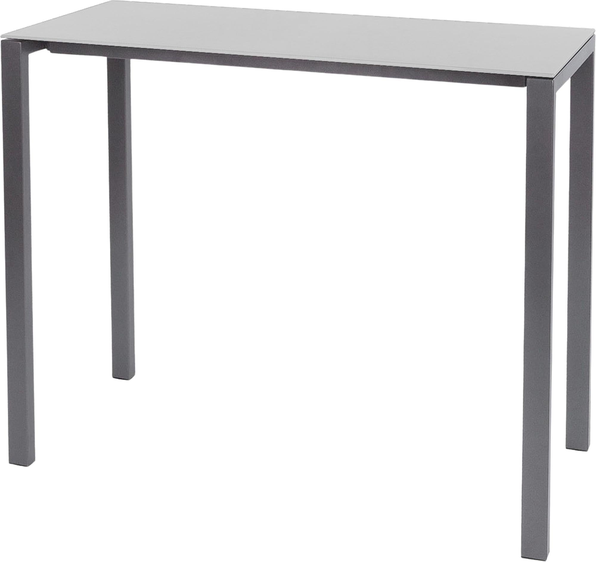 Luzern Glasfaser-Stehtisch Outdoor Decor 140x60 in Weiss präsentiert im Onlineshop von KAQTU Design AG. Hochtisch Outdoor ist von Schaffner