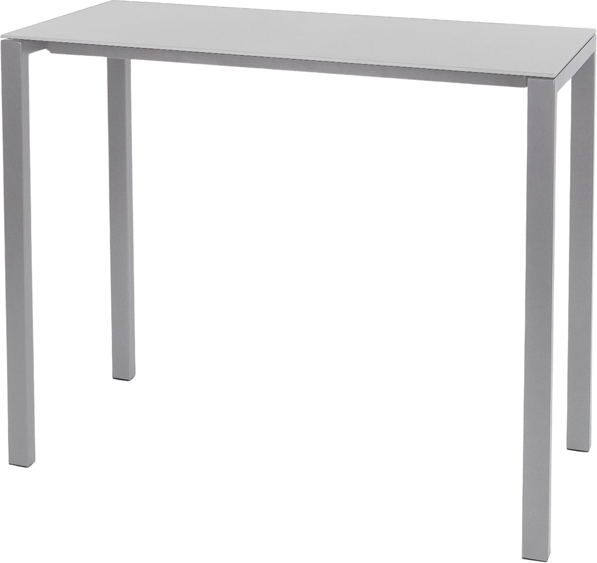 Luzern Glasfaser-Stehtisch Outdoor Decor 140x60 in Weiss präsentiert im Onlineshop von KAQTU Design AG. Hochtisch Outdoor ist von Schaffner