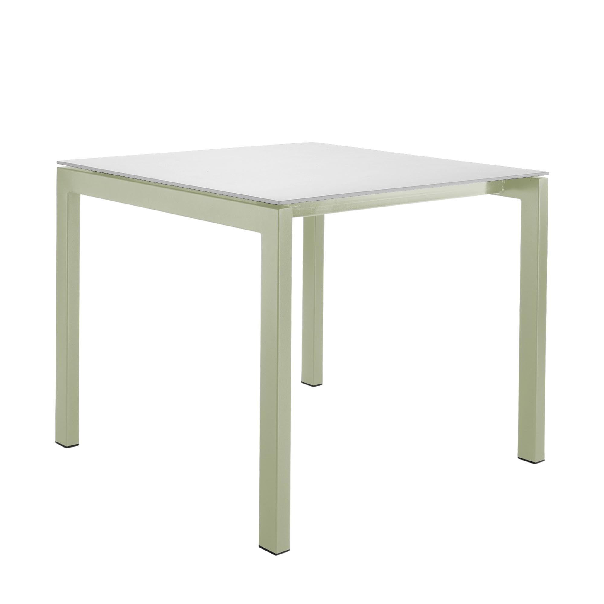 Luzern Glasfaser-Gartentisch Decor 90x90 in Weiss präsentiert im Onlineshop von KAQTU Design AG. Gartentisch ist von Schaffner