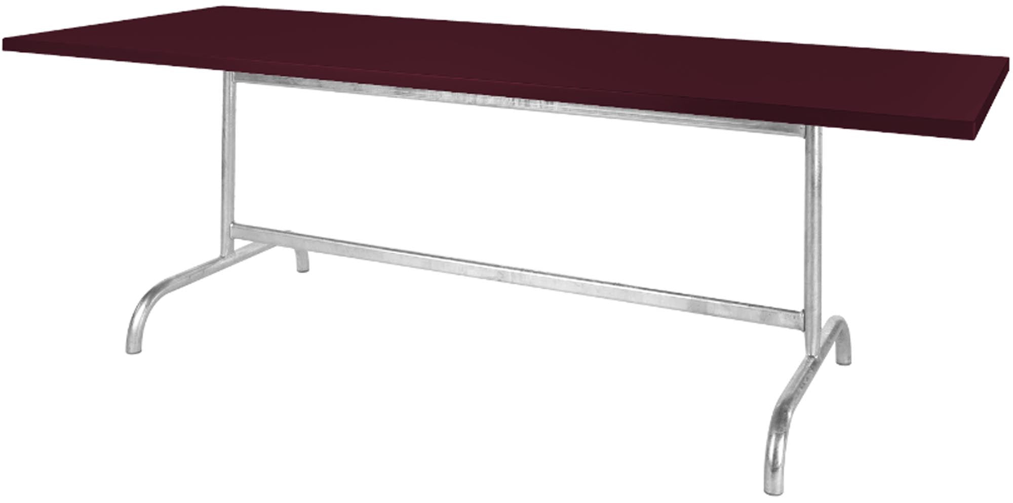 Säntis Metall-Gartentisch 180x80 klappbar in Bordeaux präsentiert im Onlineshop von KAQTU Design AG. Gartentisch ist von Schaffner
