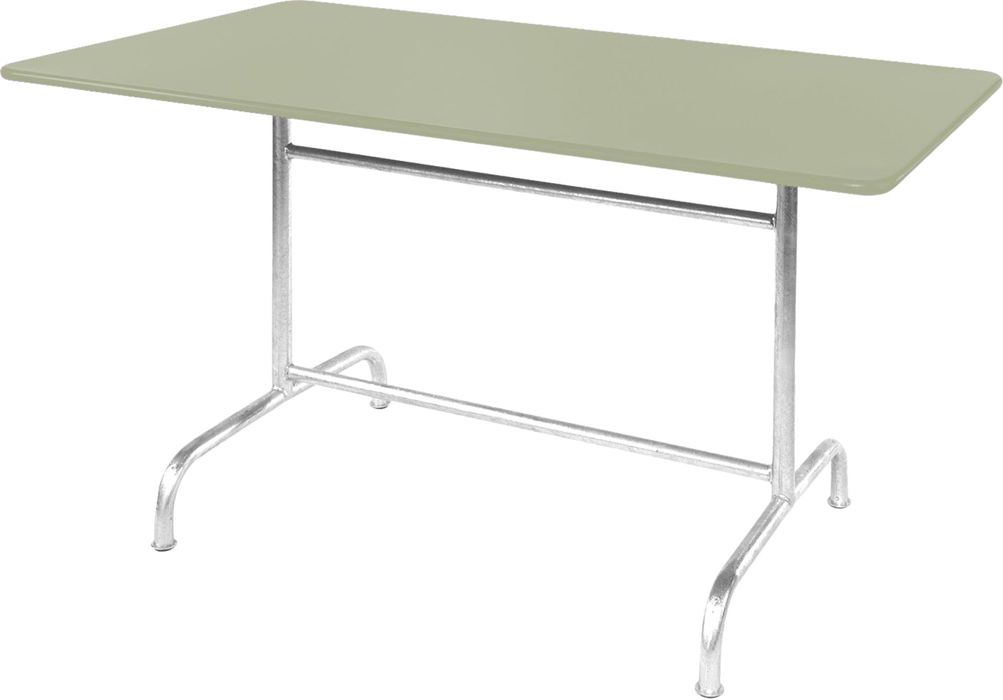 Rigi Metall-Gartentisch 180x80 klappbar in Pastellgrün präsentiert im Onlineshop von KAQTU Design AG. Gartentisch ist von Schaffner