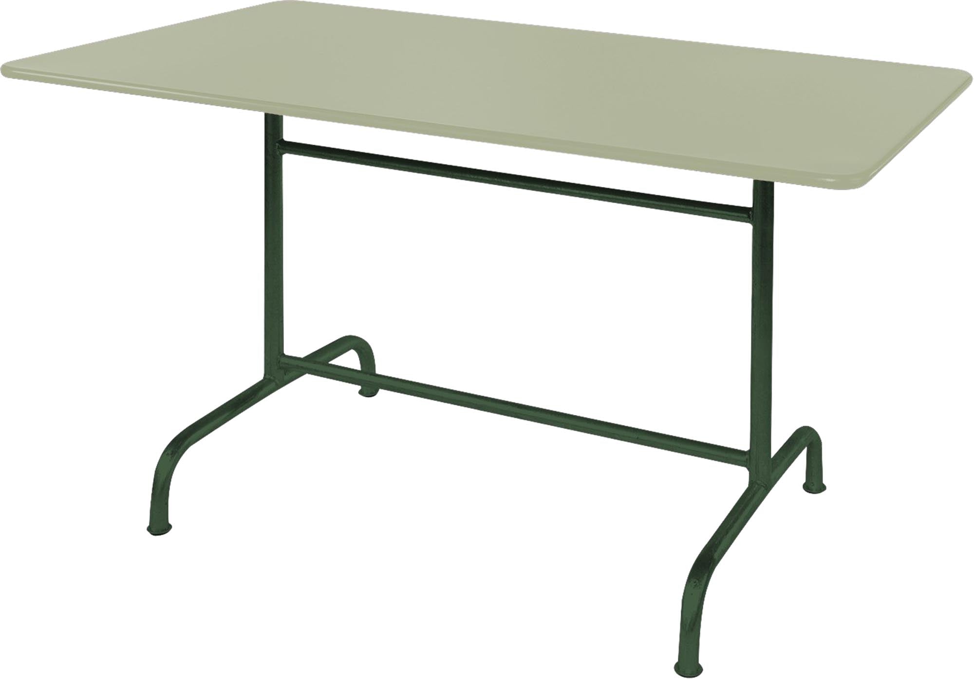 Rigi Metall-Gartentisch 180x80 klappbar in Pastellgrün präsentiert im Onlineshop von KAQTU Design AG. Gartentisch ist von Schaffner