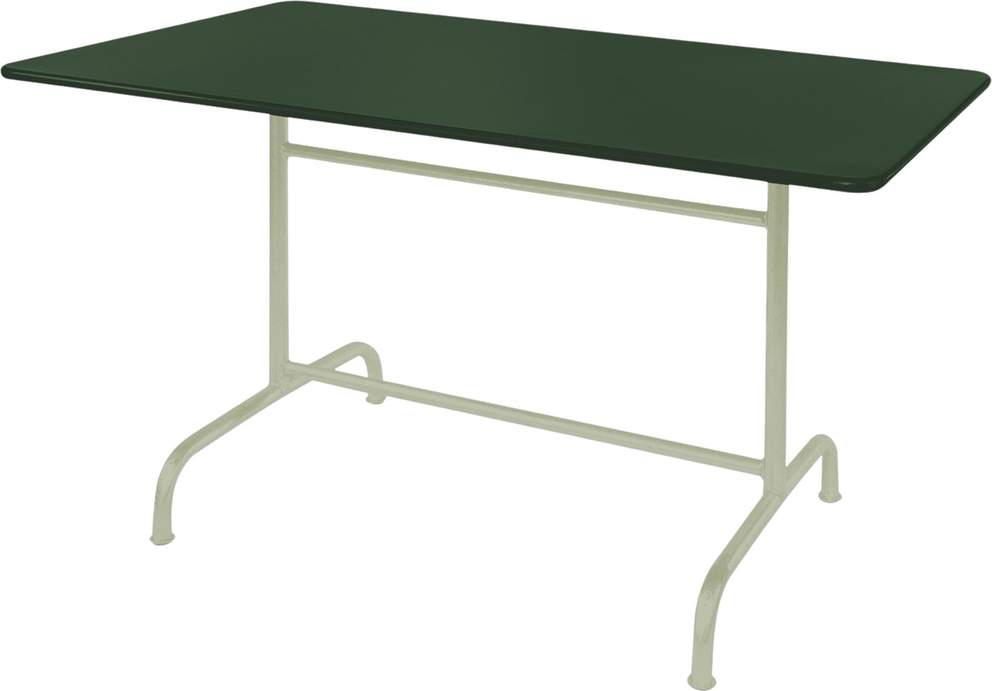 Rigi Metall-Gartentisch 180x80 klappbar in Tannengrün präsentiert im Onlineshop von KAQTU Design AG. Gartentisch ist von Schaffner