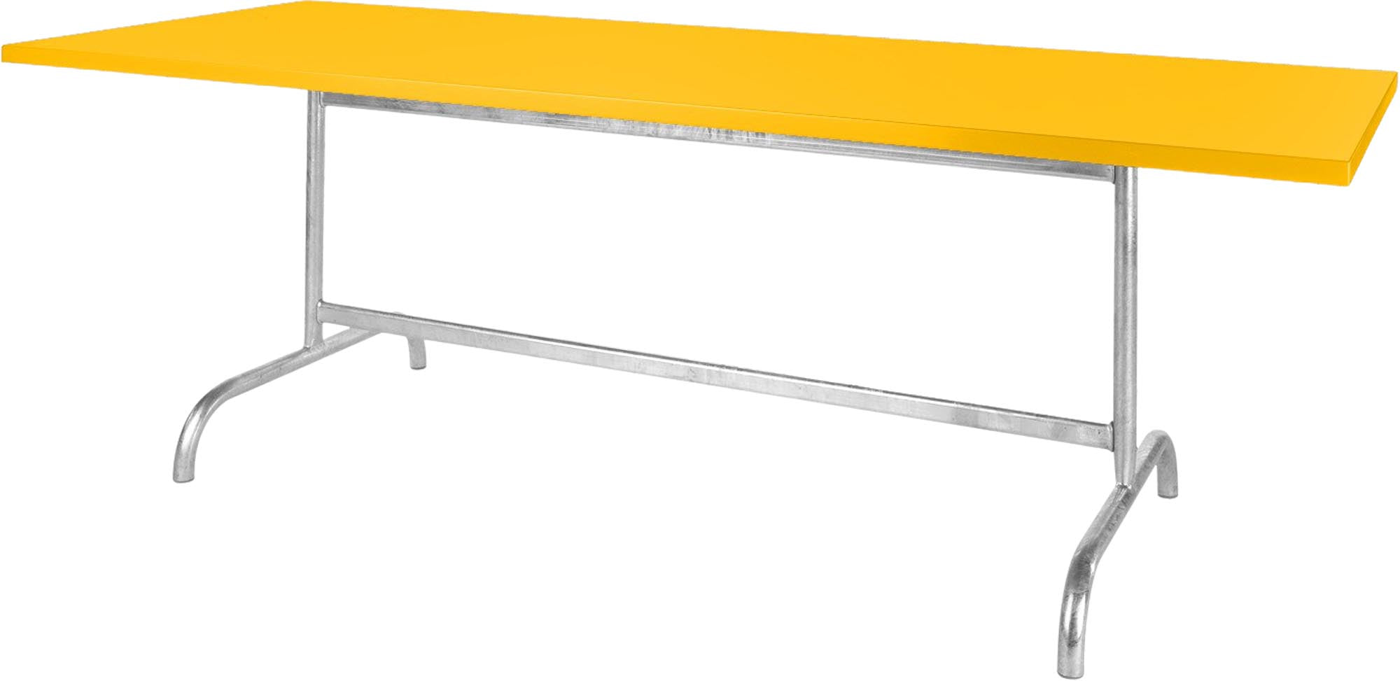 Säntis Metall-Gartentisch 180x90 klappbar in Gelb präsentiert im Onlineshop von KAQTU Design AG. Gartentisch ist von Schaffner