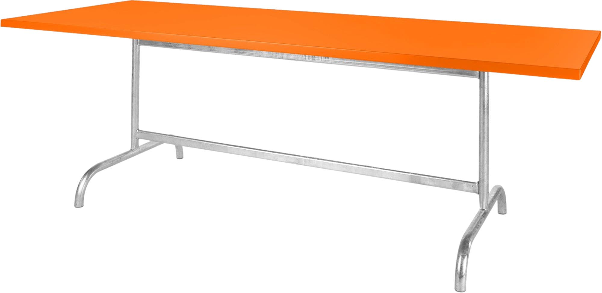 Säntis Metall-Gartentisch 180x90 klappbar in Orange präsentiert im Onlineshop von KAQTU Design AG. Gartentisch ist von Schaffner