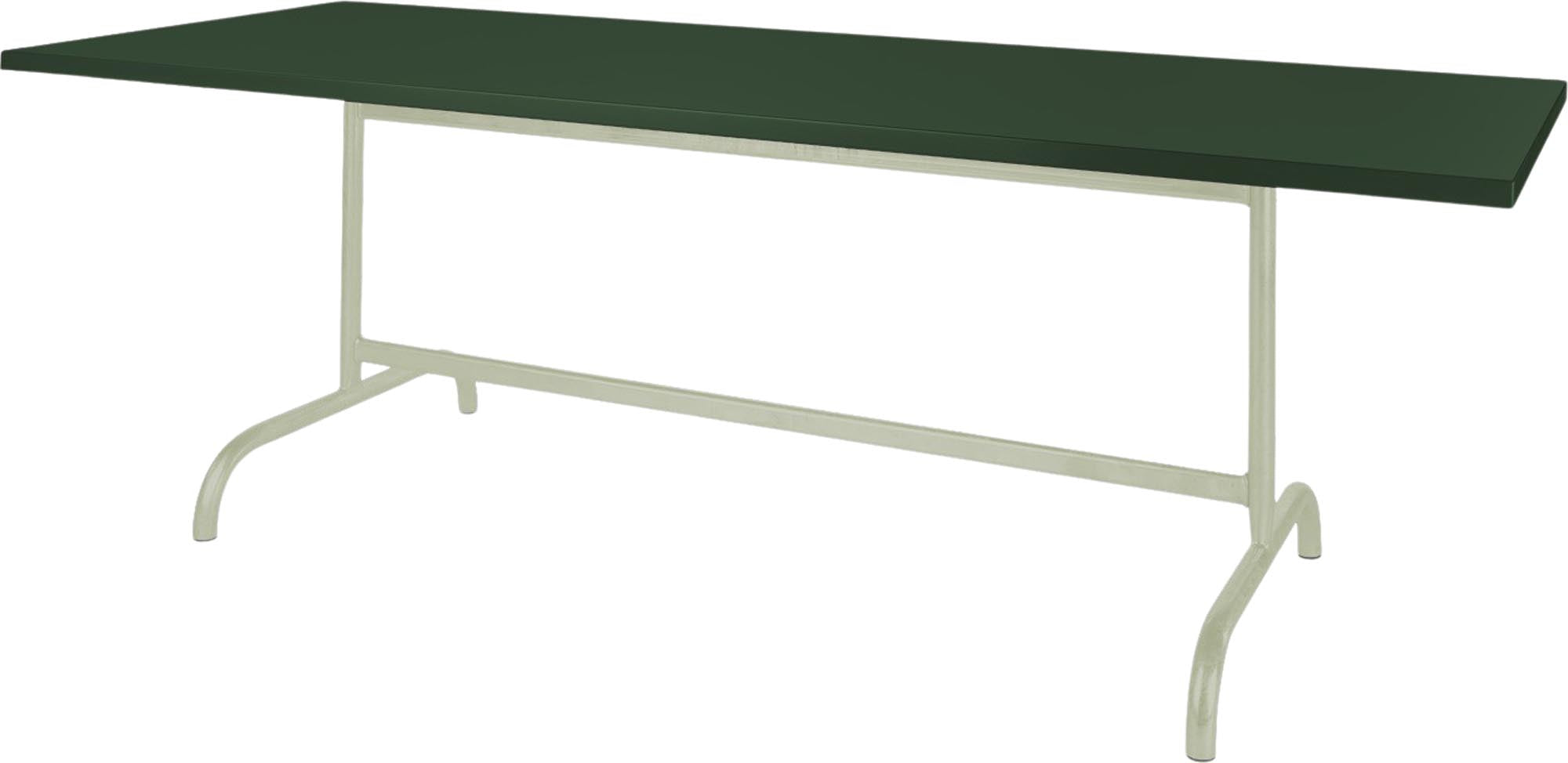Säntis Metall-Gartentisch 180x90 klappbar in Tannengrün präsentiert im Onlineshop von KAQTU Design AG. Gartentisch ist von Schaffner