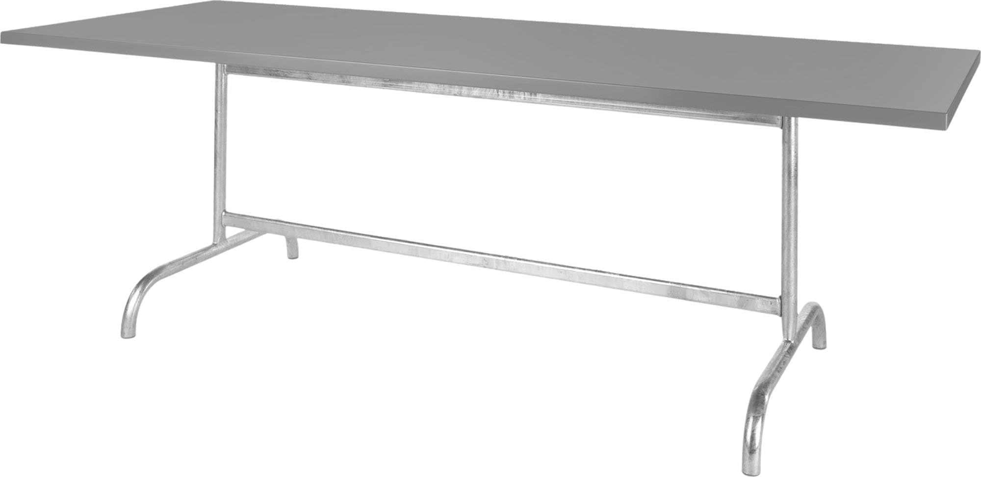 Säntis Metall-Gartentisch 180x90 klappbar in Alusilber präsentiert im Onlineshop von KAQTU Design AG. Gartentisch ist von Schaffner