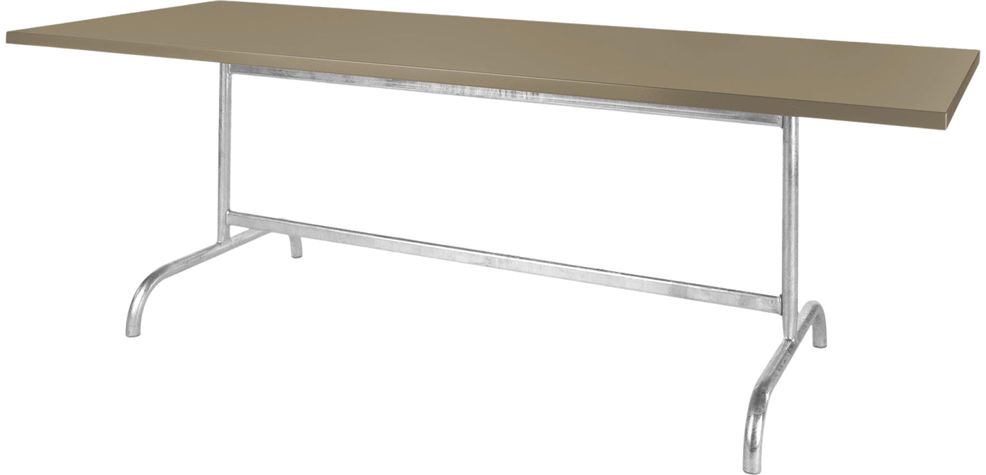 Säntis Metall-Gartentisch 180x90 klappbar in Champagner präsentiert im Onlineshop von KAQTU Design AG. Gartentisch ist von Schaffner