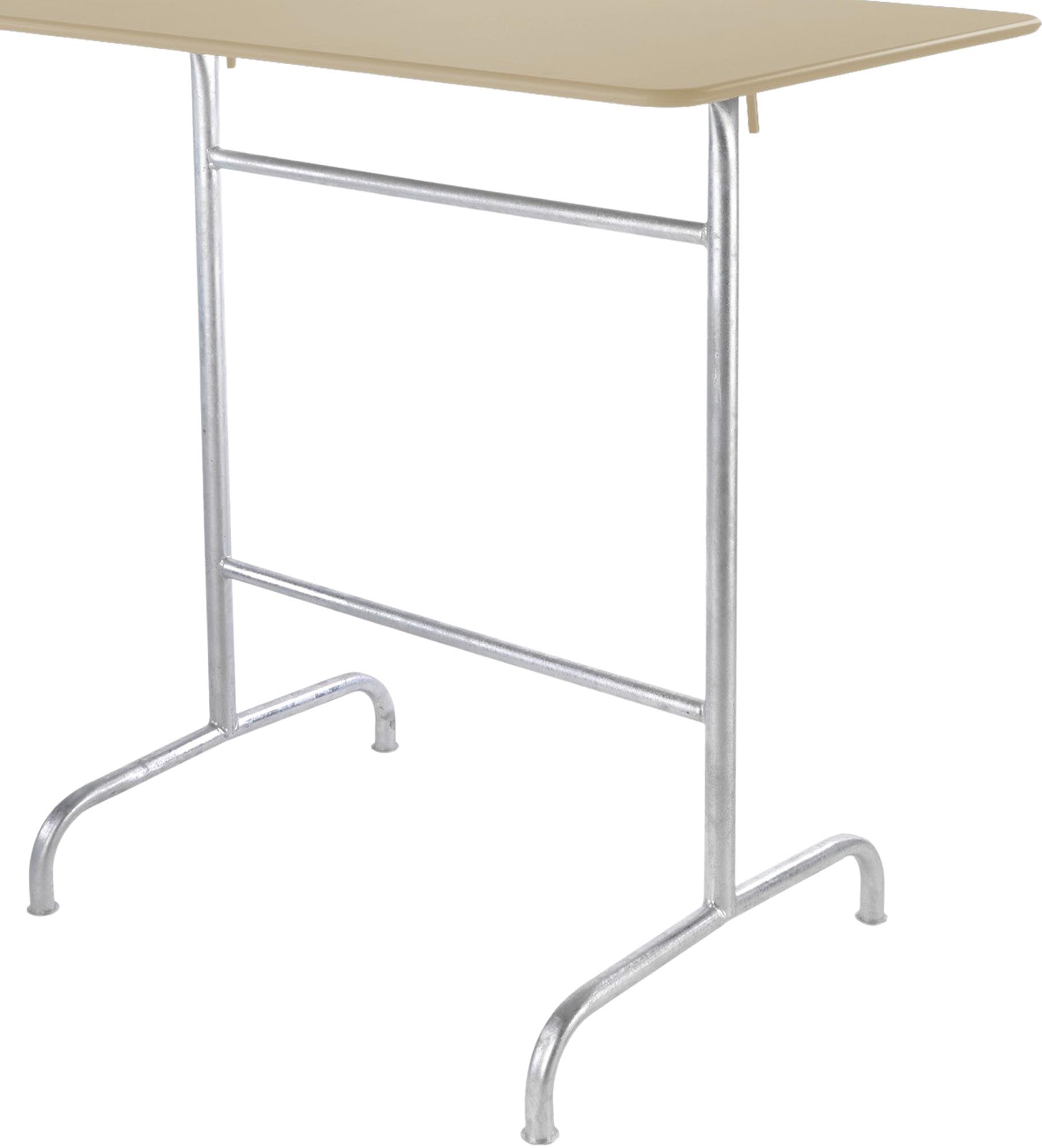Rigi Metall-Stehtisch Outdoor 120x70 / 110 klappbar – wetterfester, langlebiger Hochtisch aus Stahl, ideal für Garten, Terrasse und Outdoor-Events.