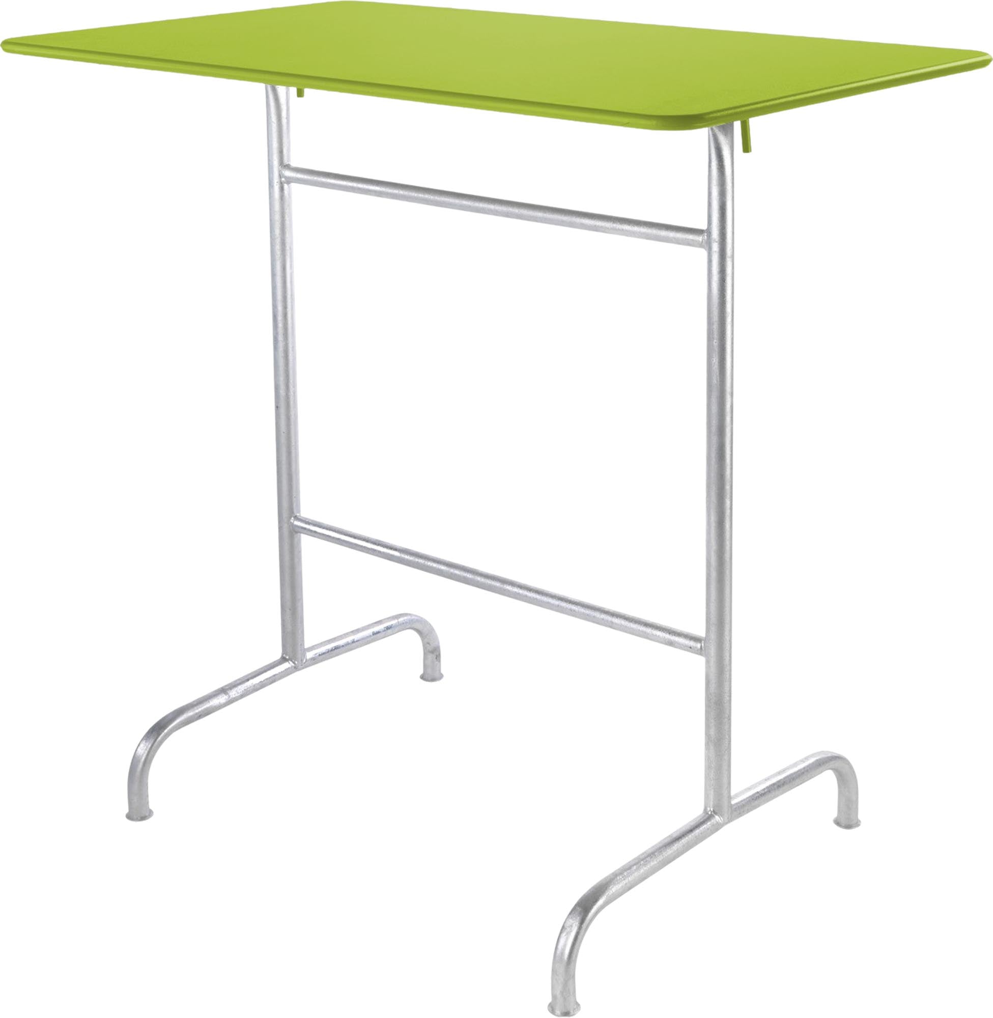 Rigi Metall-Stehtisch Outdoor 120x70 / 110 klappbar in Hellgrün präsentiert im Onlineshop von KAQTU Design AG. Hochtisch Outdoor ist von Schaffner