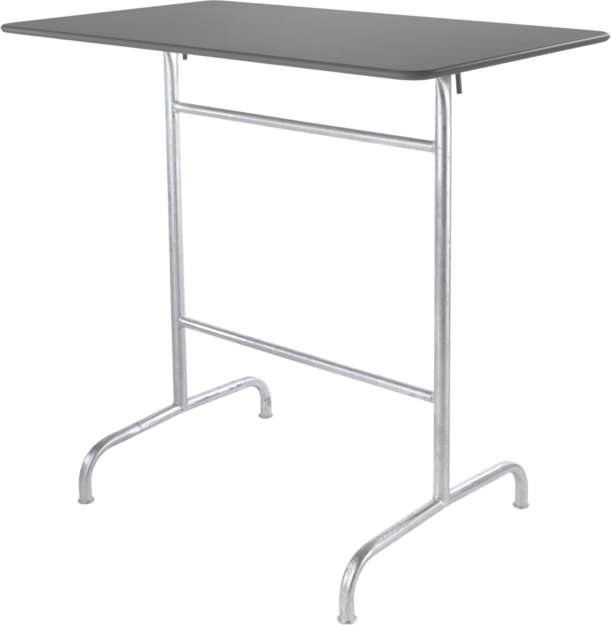Moderner klappbarer Metall-Stehtisch für den Außenbereich, perfekt für Events und Gartenfeiern, stabil und wetterbeständig.