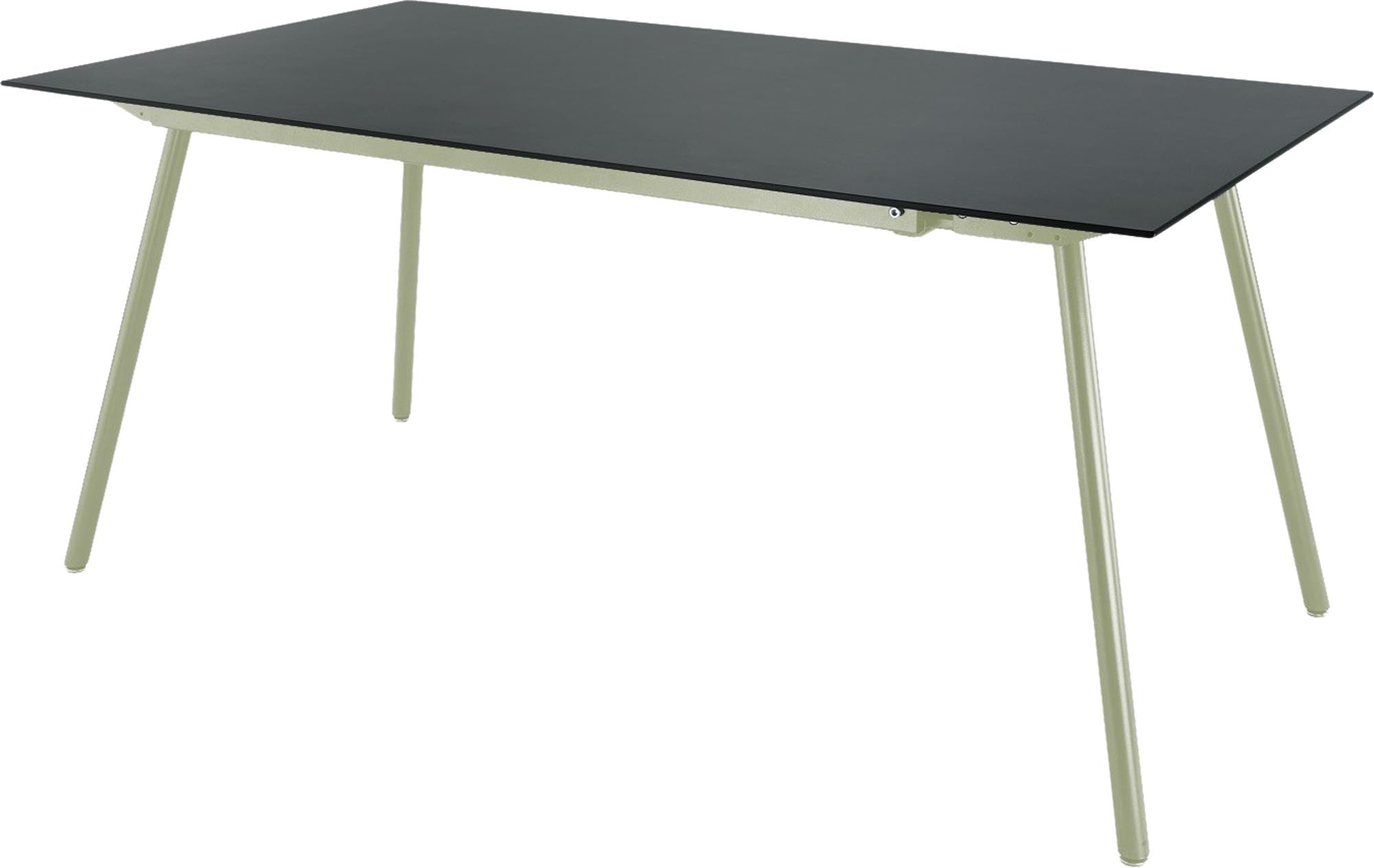 Locarno Glasfaser-Gartentisch 160x90 in Graphit präsentiert im Onlineshop von KAQTU Design AG. Gartentisch ist von Schaffner