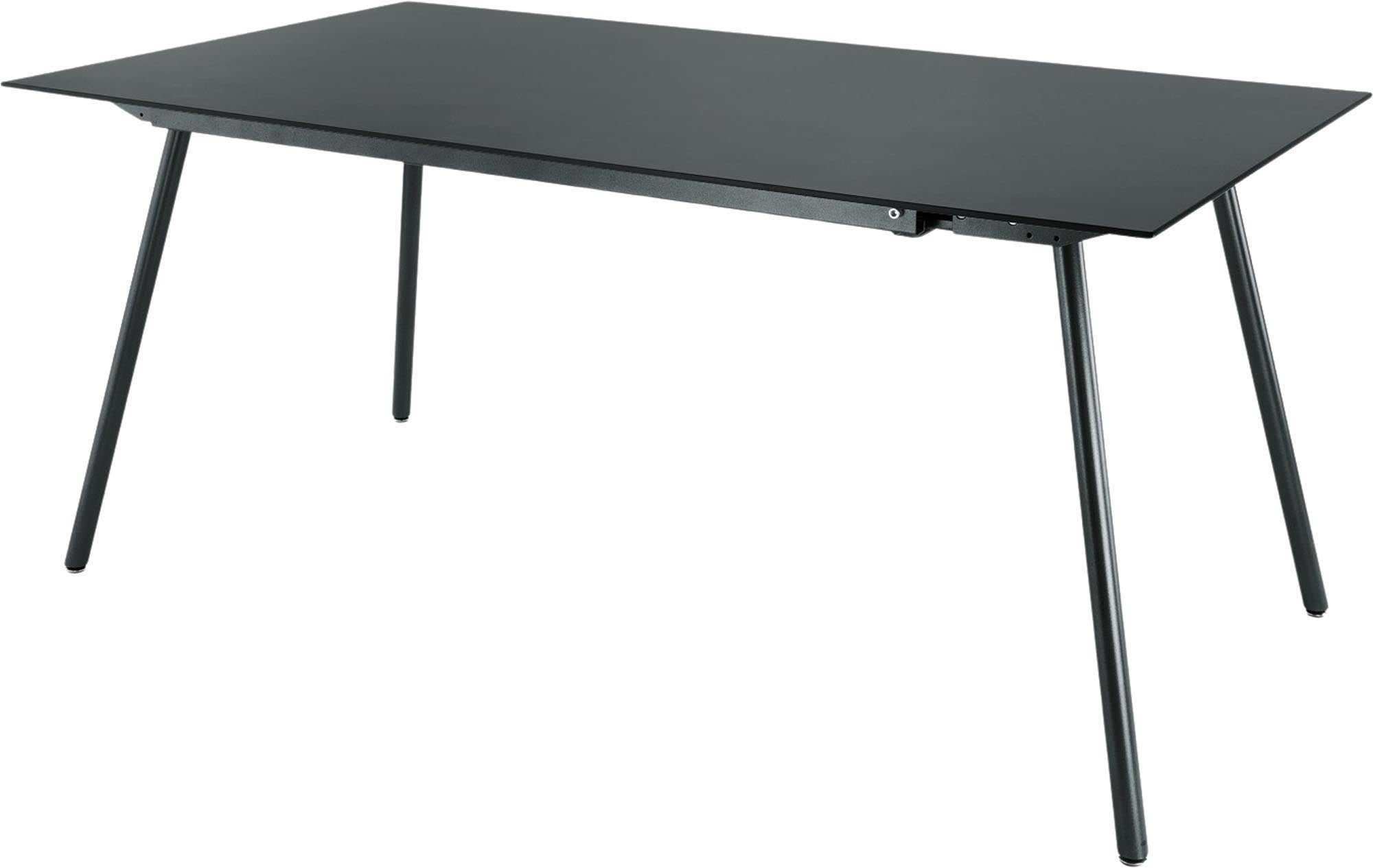 Locarno Glasfaser-Gartentisch 160x90 in Graphit präsentiert im Onlineshop von KAQTU Design AG. Gartentisch ist von Schaffner