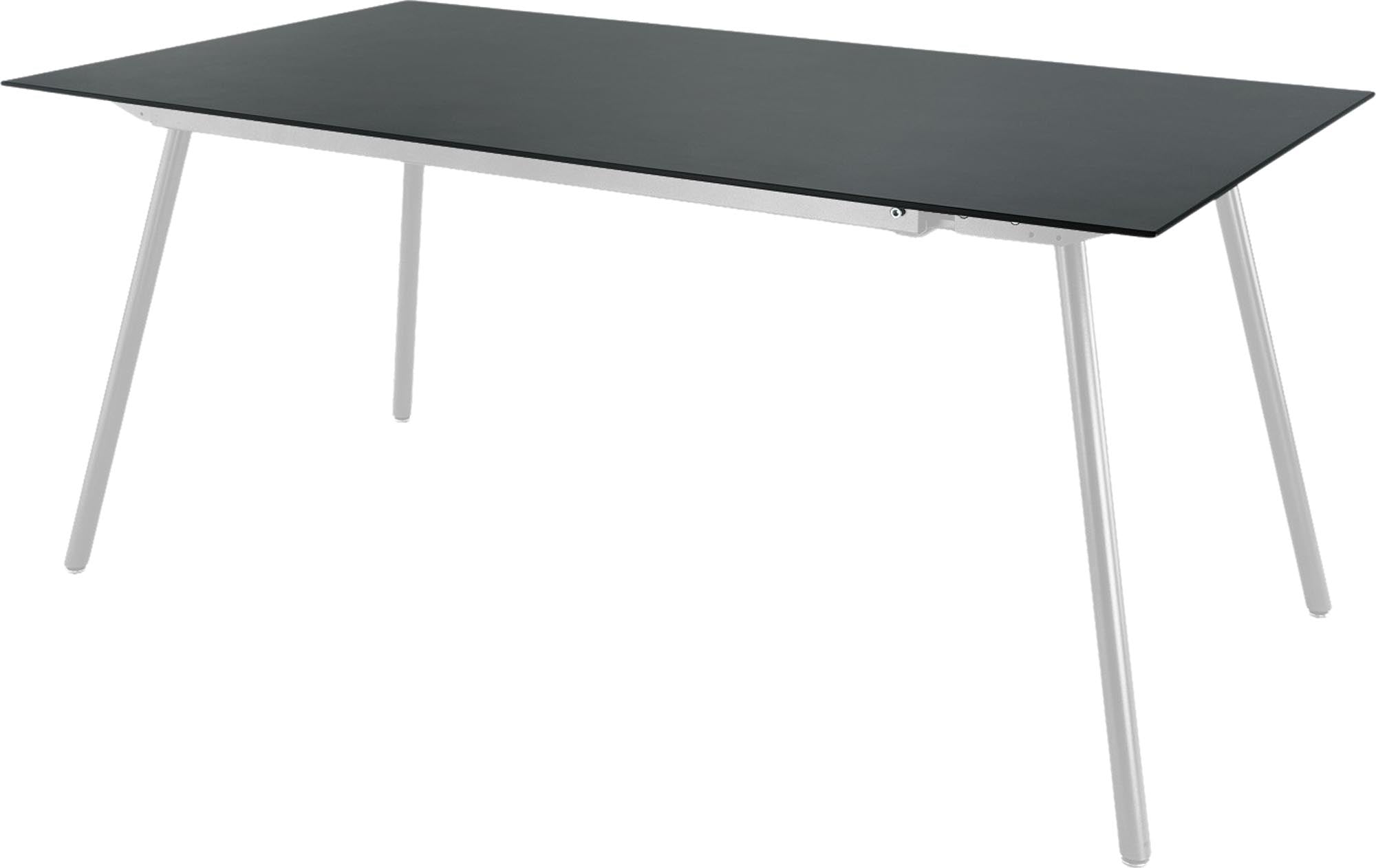 Hochwertiger Glasfaser-Gartentisch 160x90 cm von Schaffner, wetterfest, langlebig und pflegeleicht. Perfekt für Garten, Balkon und Terrasse. Made in Switzerland.